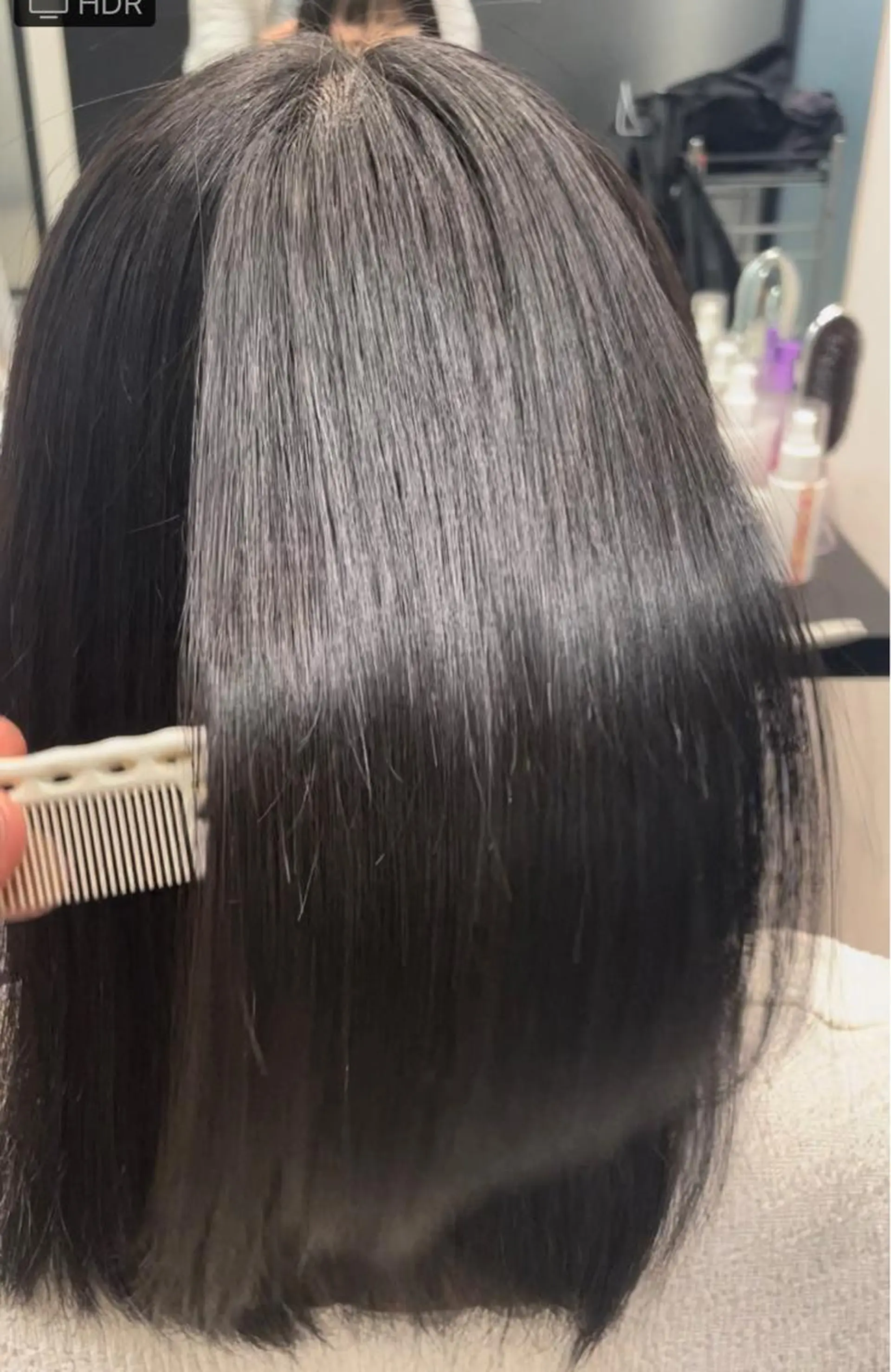 ミディアム カット 縮毛矯正 トリートメント SALOWIN梅田　　サロウィン所属・美髪/縮毛矯正特化/ 髪質改善/KJのヘアスタイル