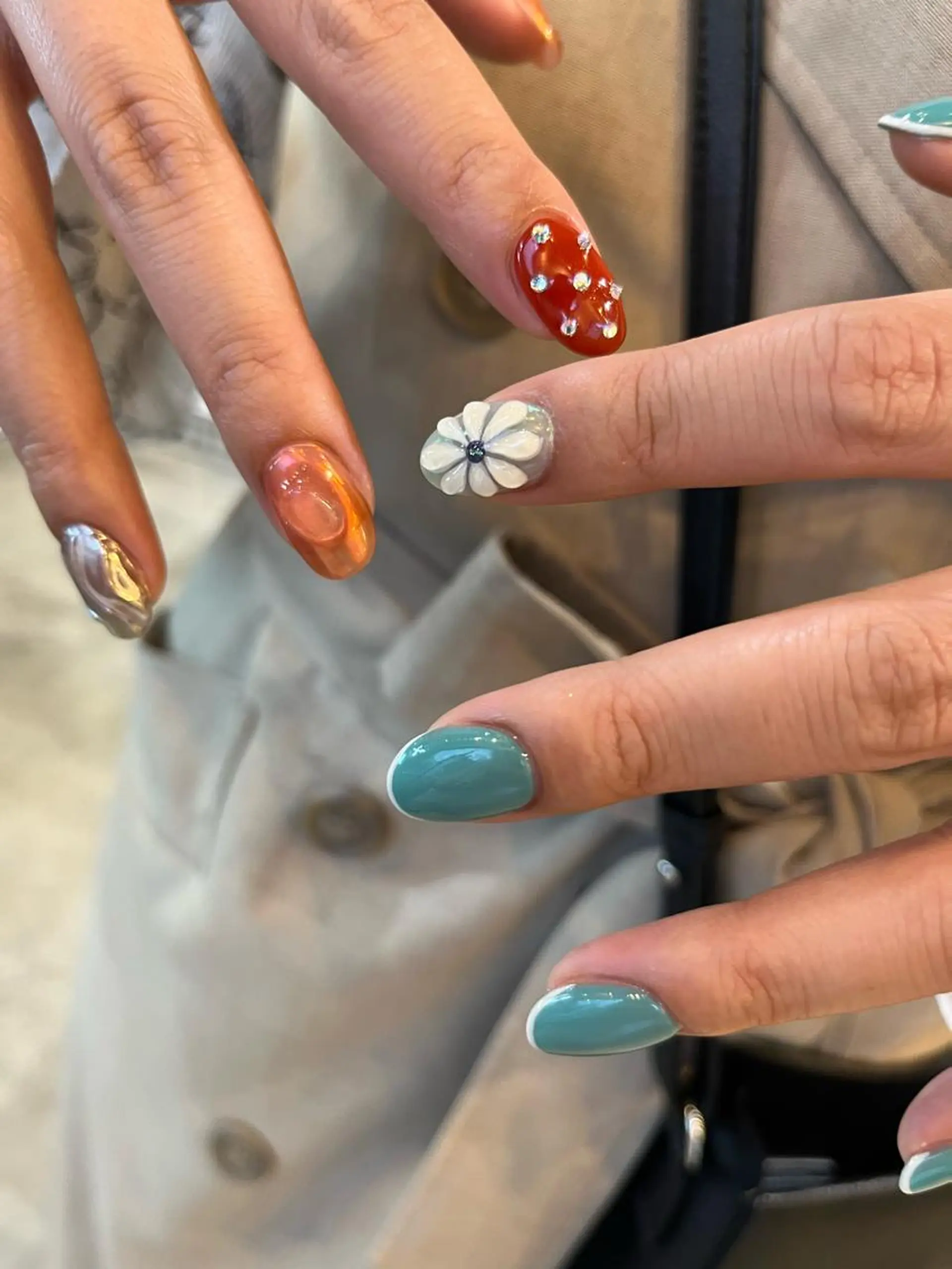 ネイル ぷっくりネイル 🌼大西洋子 laughl🌼のネイルデザイン