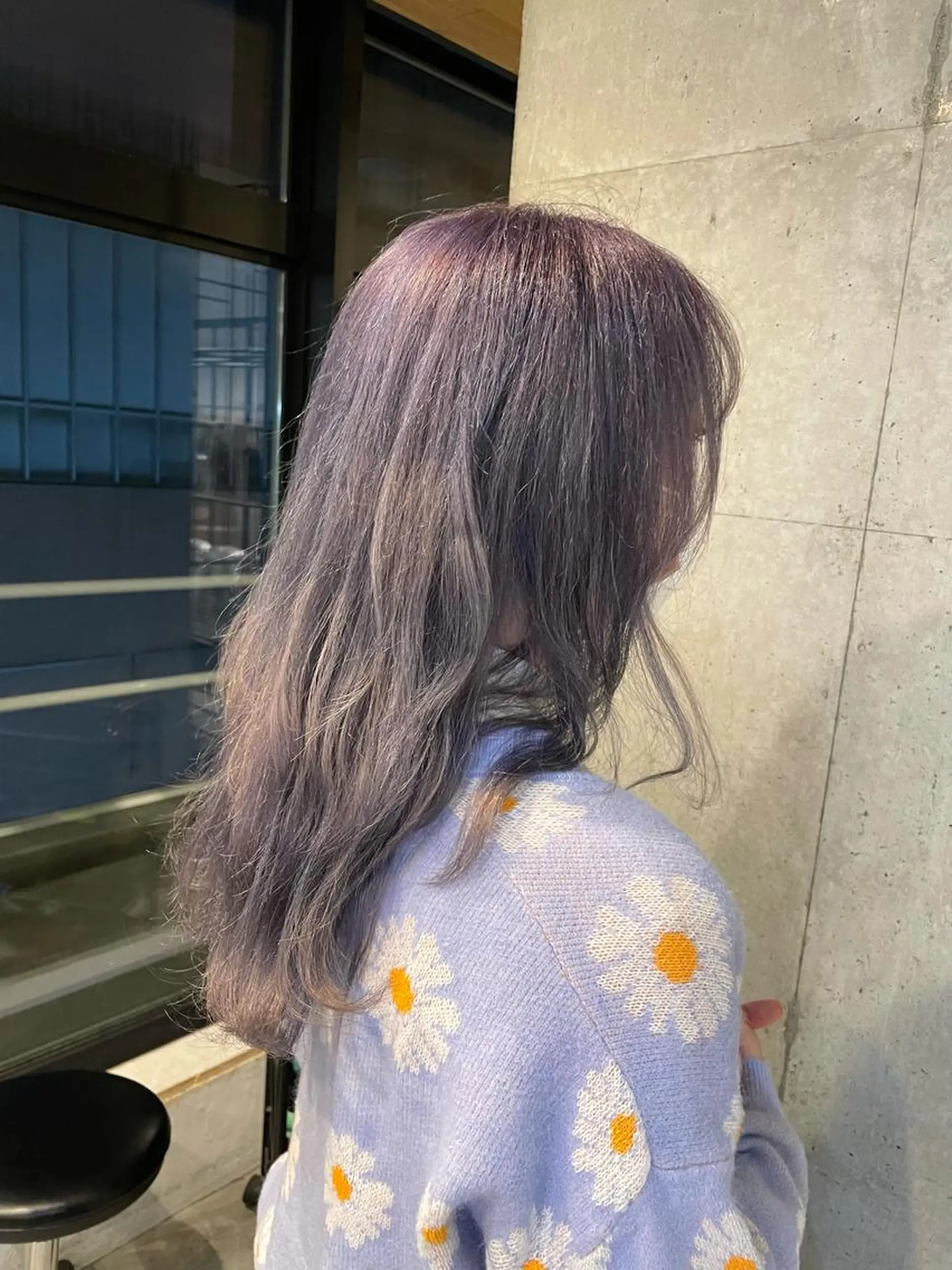 ロング ベージュカラー/新潟 オリーブ/落合優吾のヘアスタイル