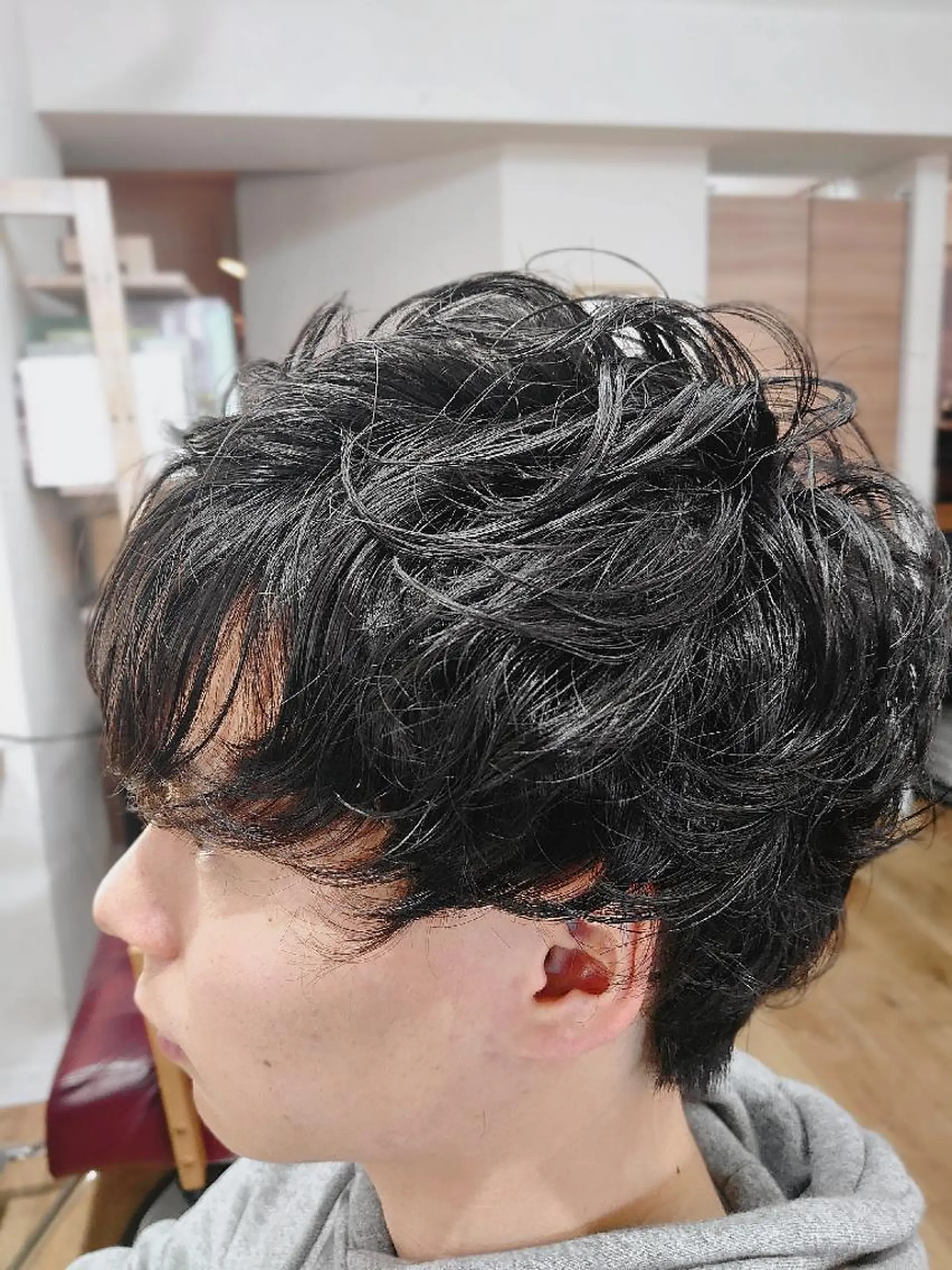 ショート メンズ マッシュ メンズパーマ レイヤーカット ✔️【Fan.】 ☆工藤寿也のヘアスタイル