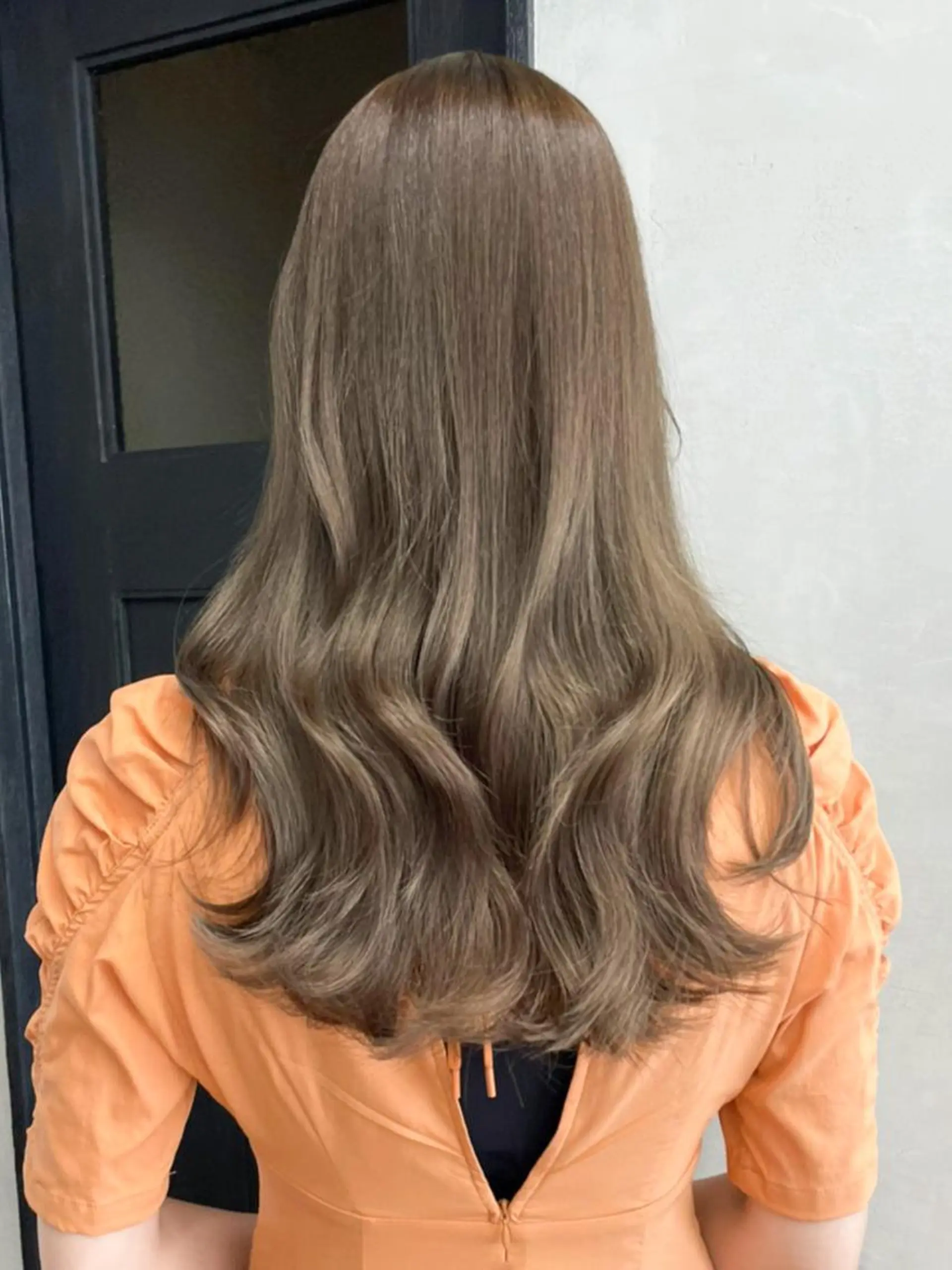 ヘアアレンジ カラー パーマ グレージュ オリーブグレージュ オリーブグレー ITbyALBUM 浦和店のヘアスタイル