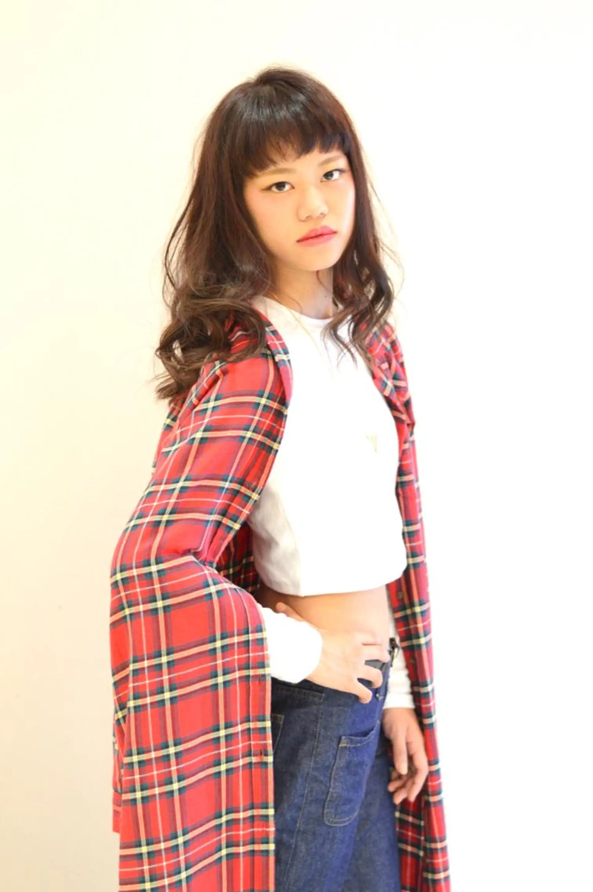 ロング カラー テラモト カズヨシのヘアスタイル