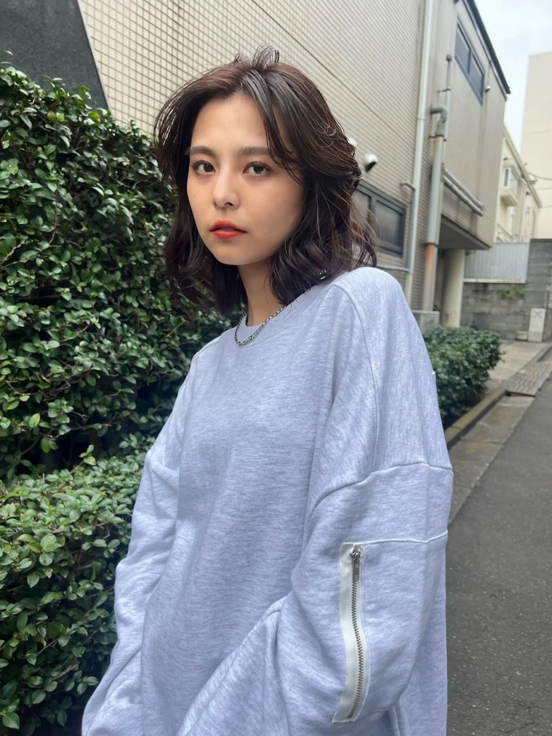 ミディアム AI TOKYO　S所属・mizuki 【韓国レイヤー】のヘアスタイル