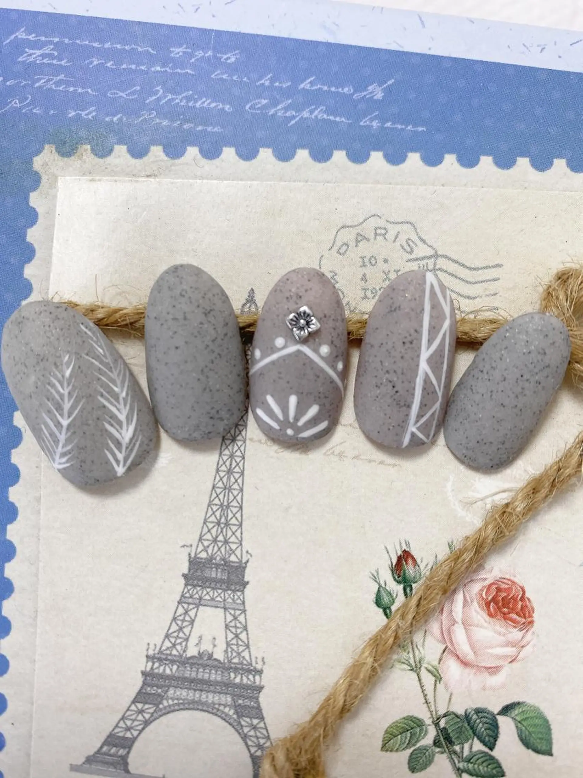 ネイル マットネイル Bienvenue りょうこのネイルデザイン