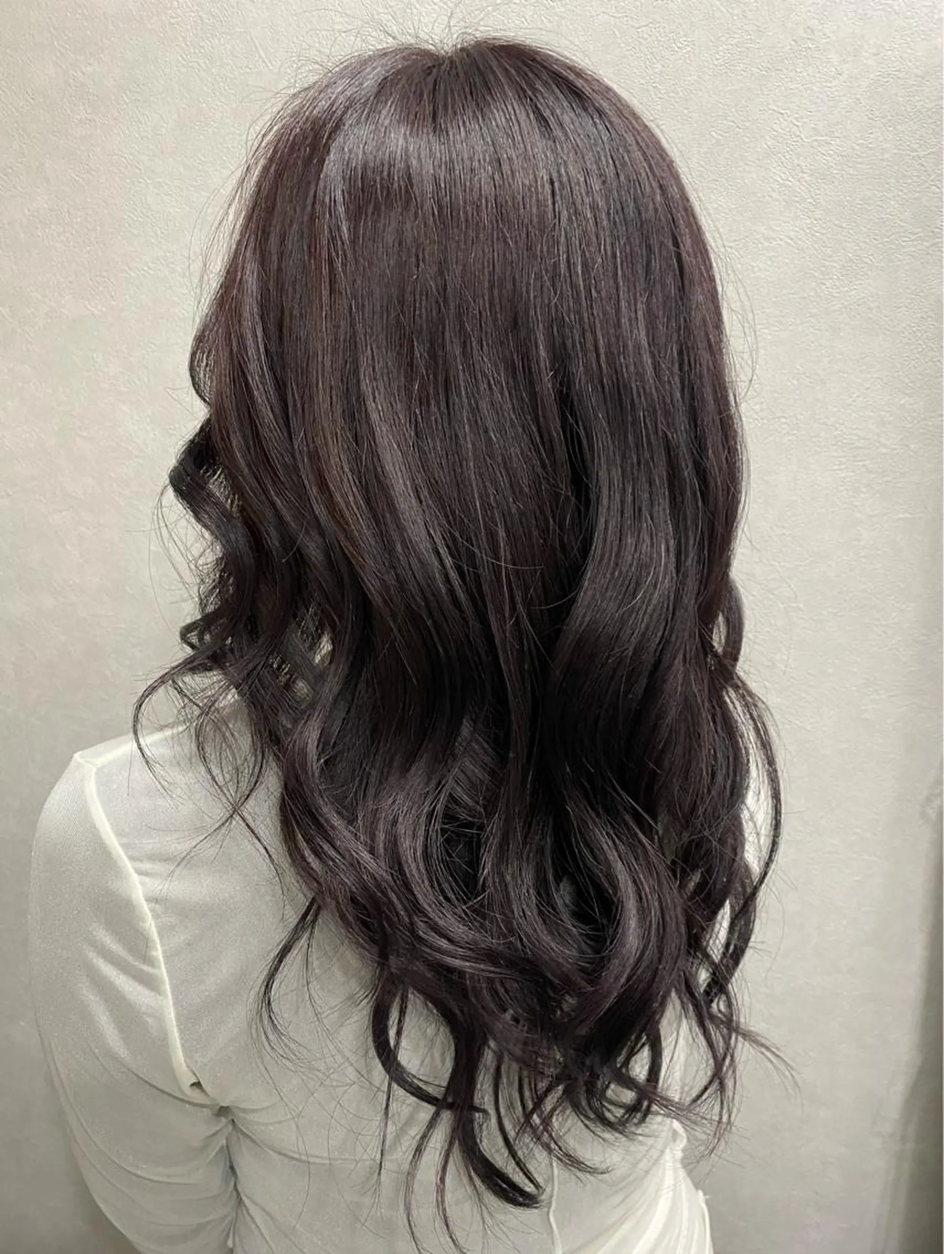 ロング カラー 透明感カラー ディープラベンダー ラベンダーカラー heavenly所属・中西 彩愛のヘアスタイル