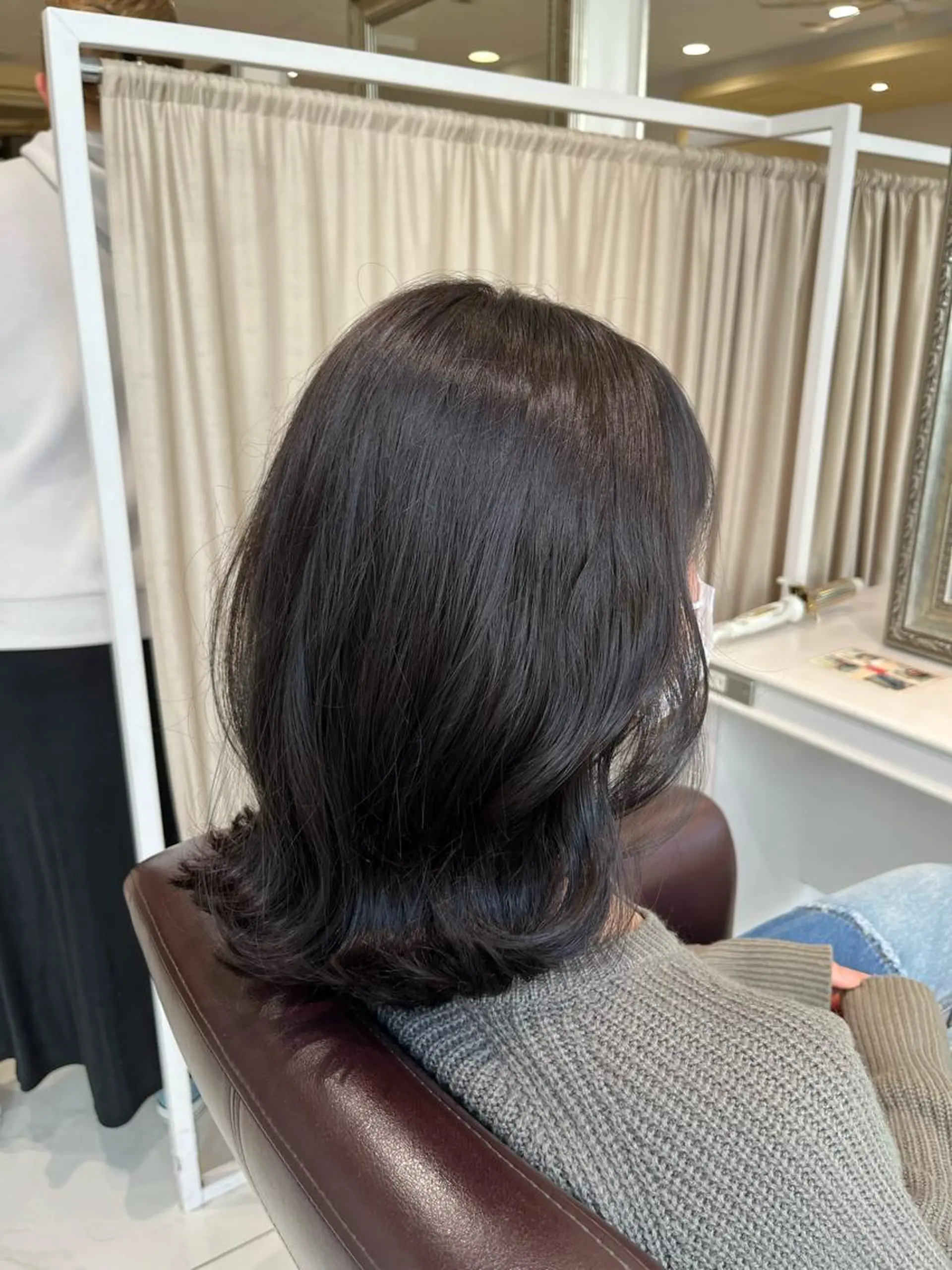 ミディアム カラー 透明感カラー カット ヘアカラー 佐々木 拓海のヘアスタイル