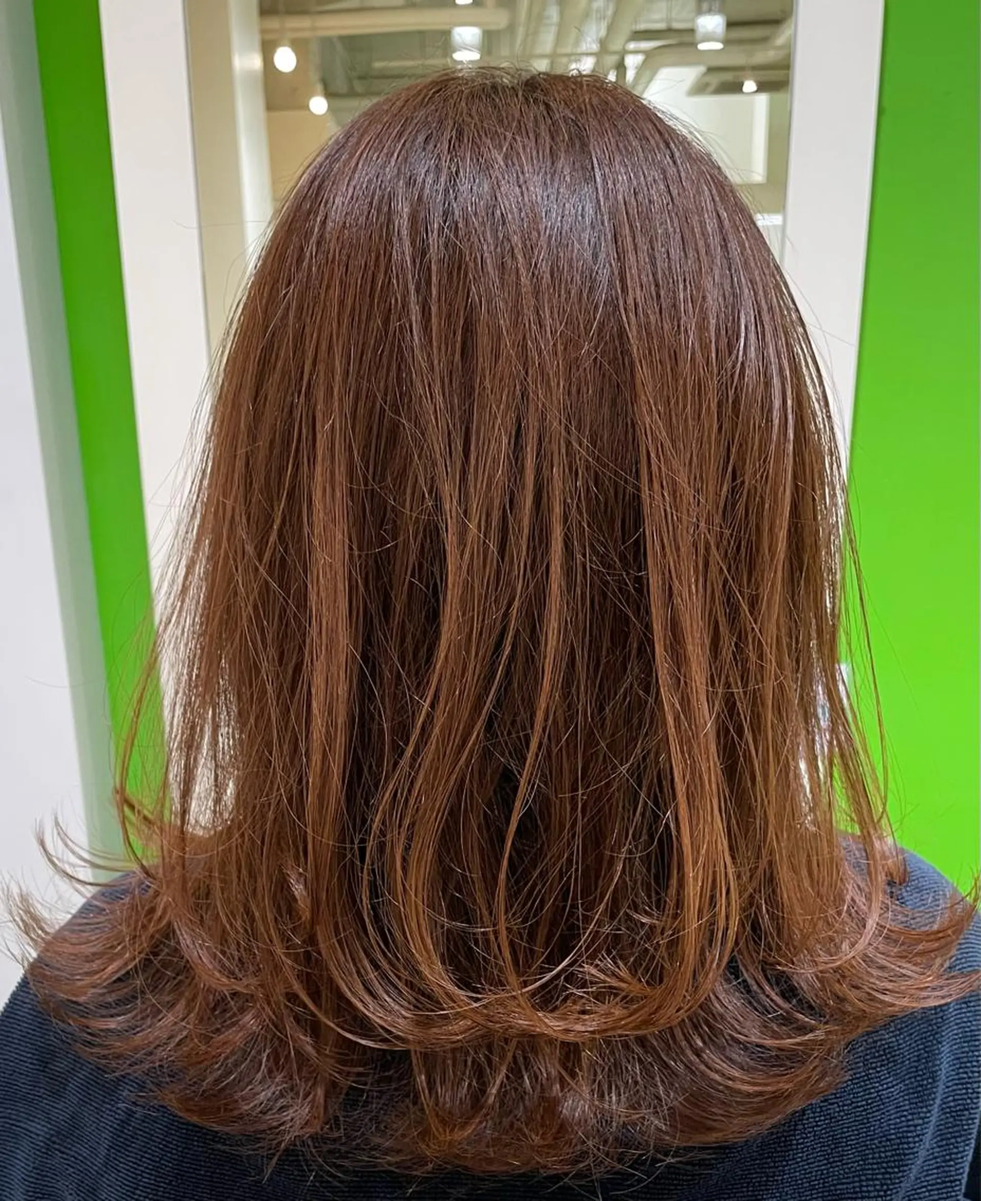 ミディアム ボブレイヤー ボブ レイヤーカット 塚田 銀太のヘアスタイル