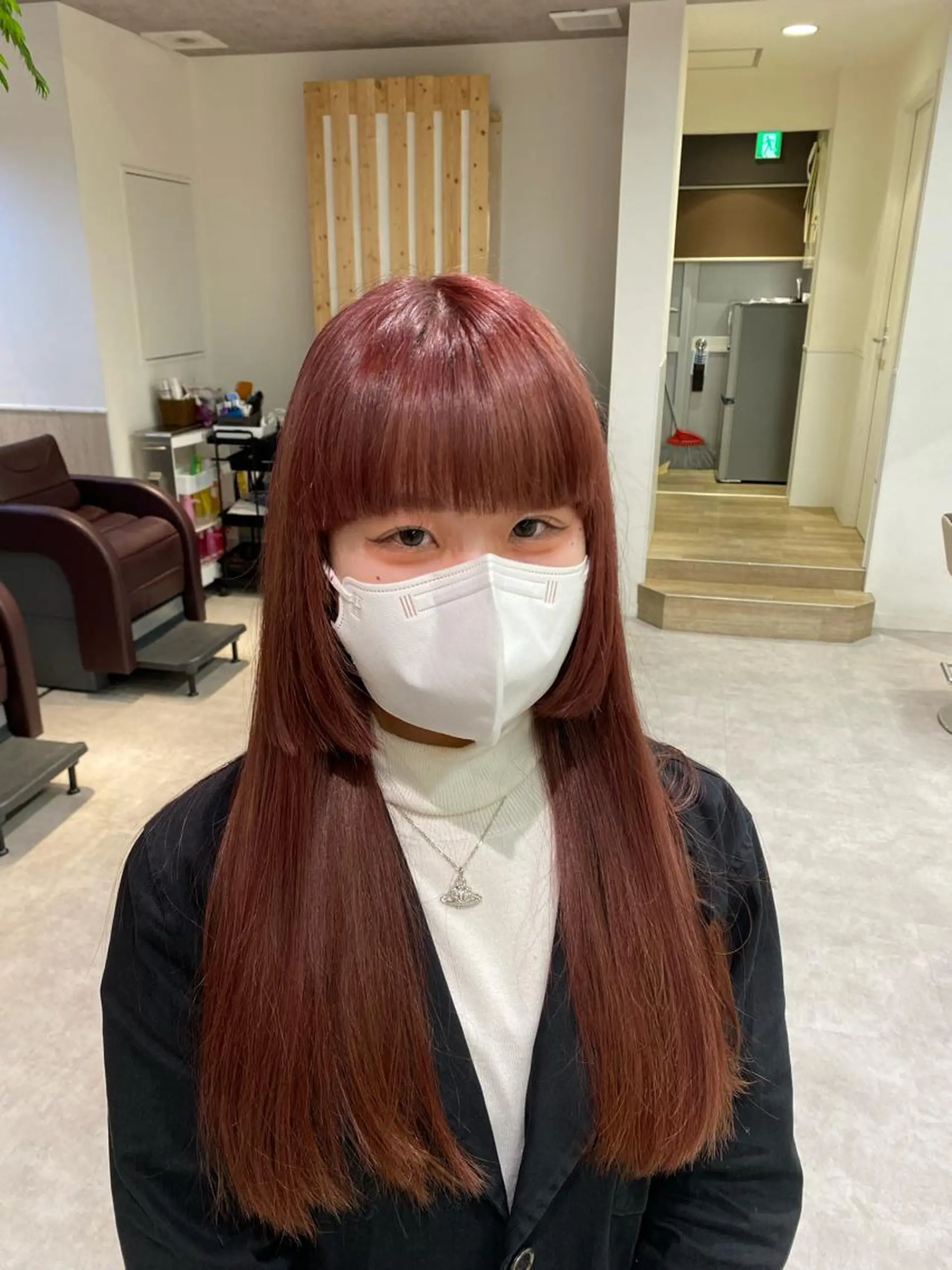 ロング カラー ブリーチ ブリーチなしカラー メンズパーマ支配率 No.1🔥坂井那吏のヘアスタイル