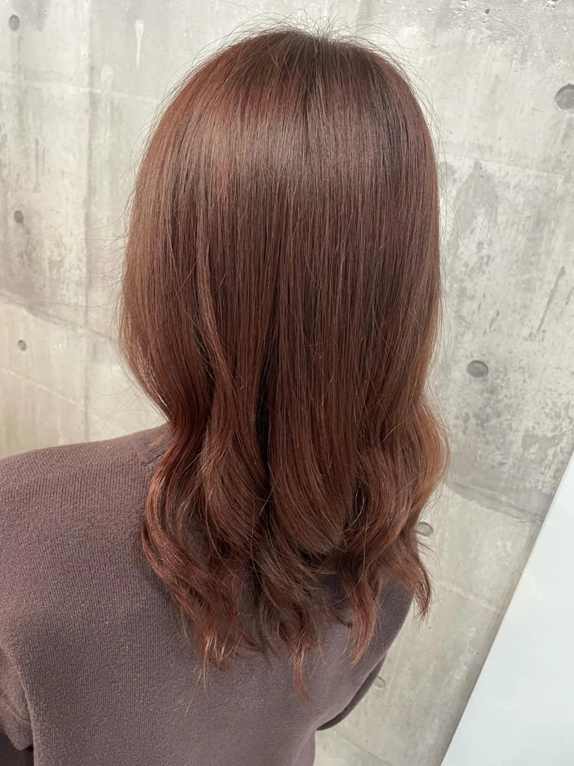 カラー ブラウンカラー _WHITE浜松店 もえかのヘアスタイル