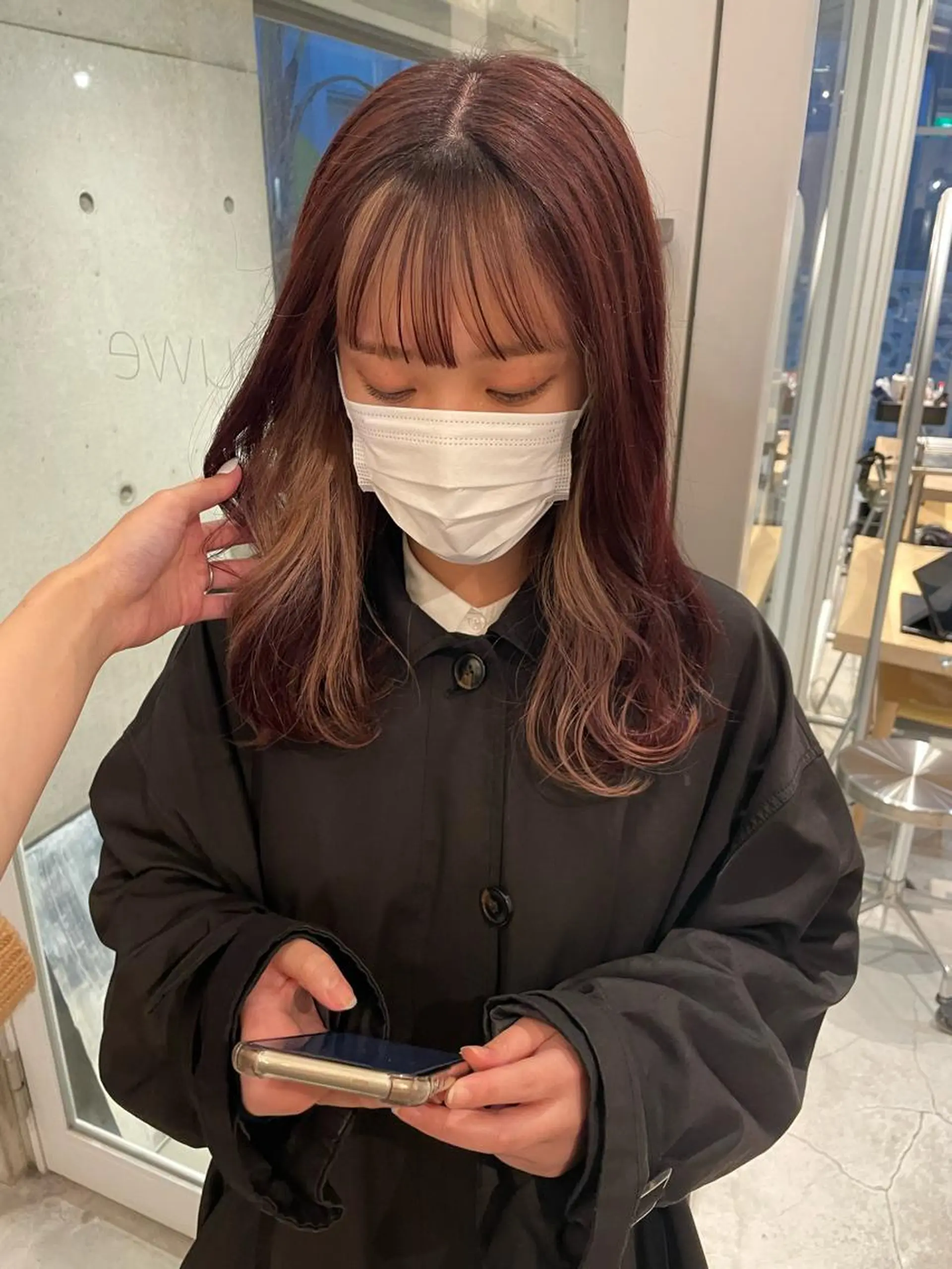 セミロング カラー 🌿髪質改善🌿艶髪 透明感🌿karenのヘアスタイル