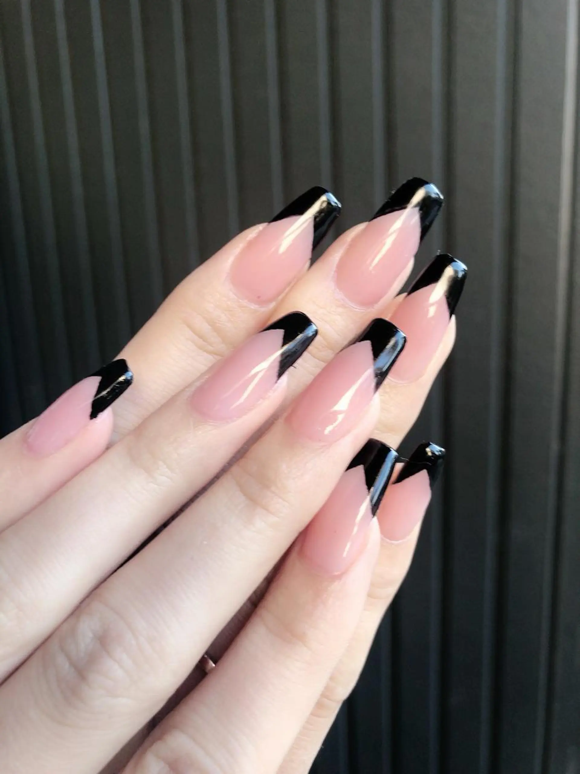 ネイル フレンチネイル ピンク ハンドネイル * haruのネイルデザイン