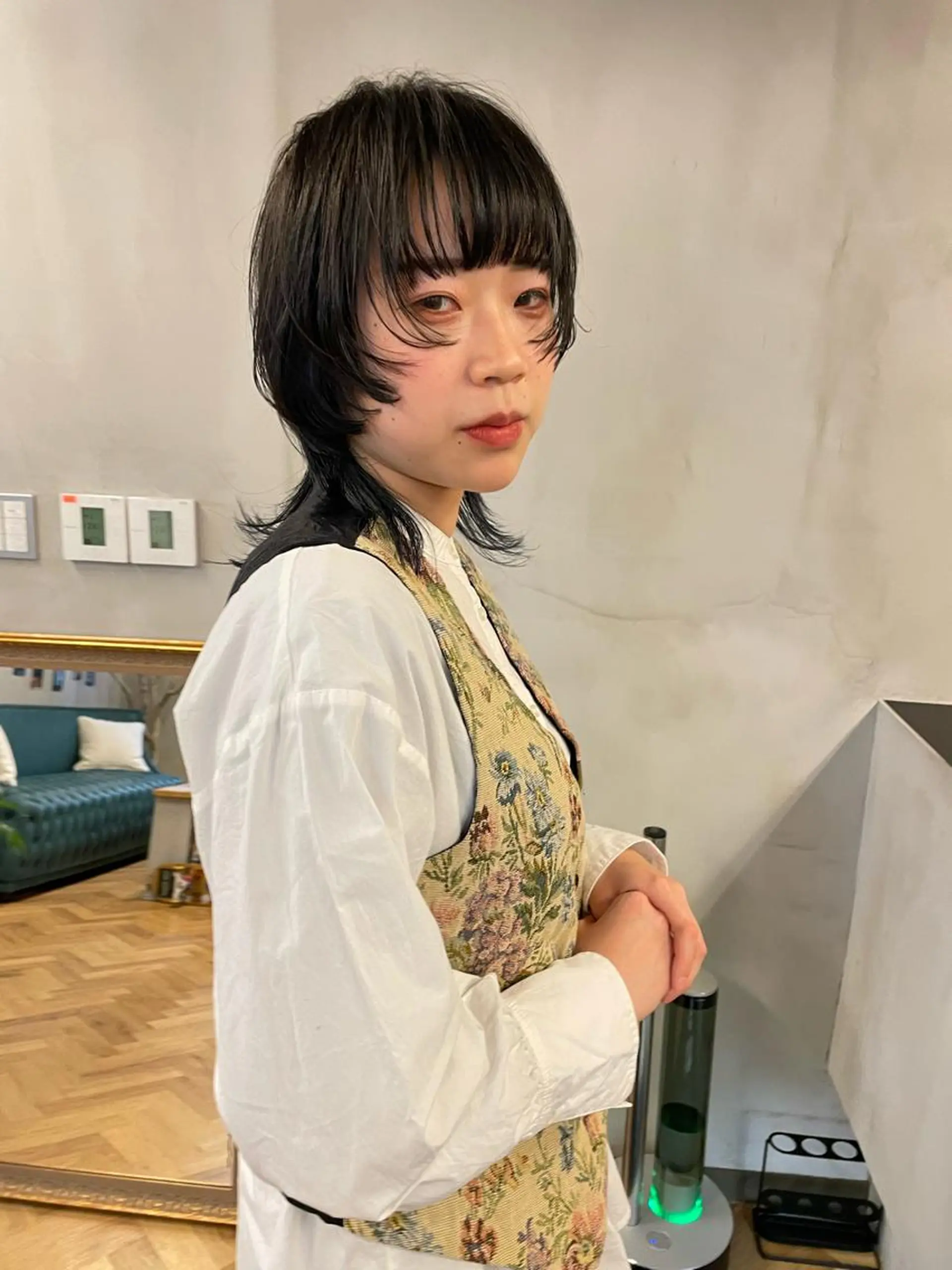 ミディアム カラー パーマ ヘアアレンジ メンズ キッズ ネイル マツエク・マツパ アイブロウ マッシュウルフ マッシュ メンズウルフカット ウルフカット tatsumi/ボブ ウルフ/レイヤーのヘアスタイル