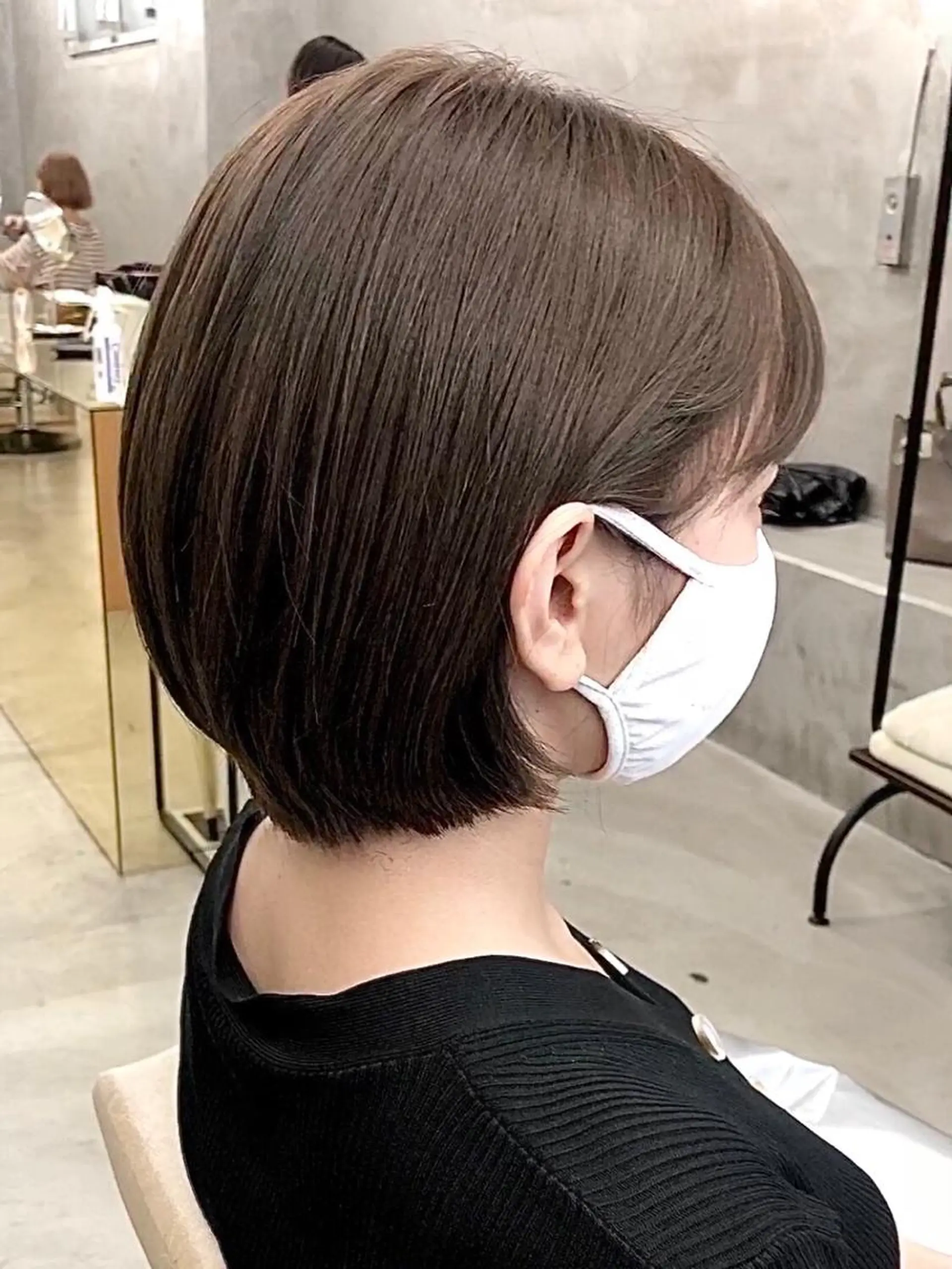 ショート カラー ショートボブ 丸みショート ボブ ショートヘア カット ヘアカラー トリートメント ショート・ボブ 徳竹淳一のヘアスタイル