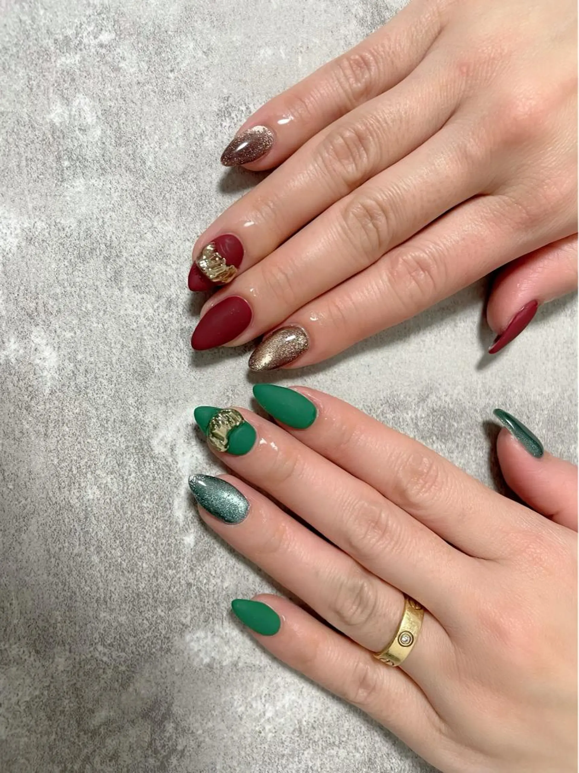 ネイル ハンドネイル 山中 あいのネイルデザイン