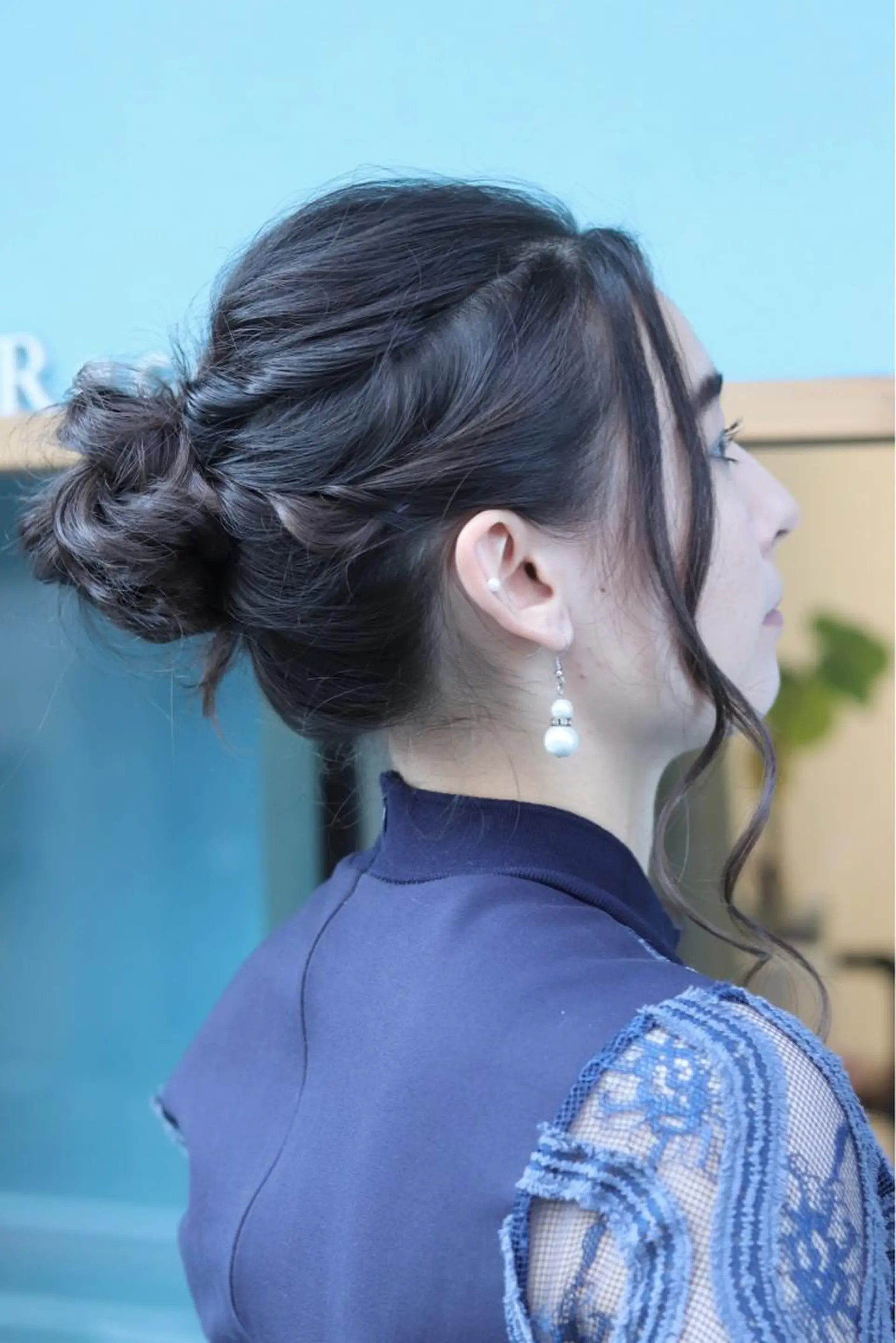 セミロング カラー ヘアアレンジ Recess hair所属・川内 政人のヘアスタイル