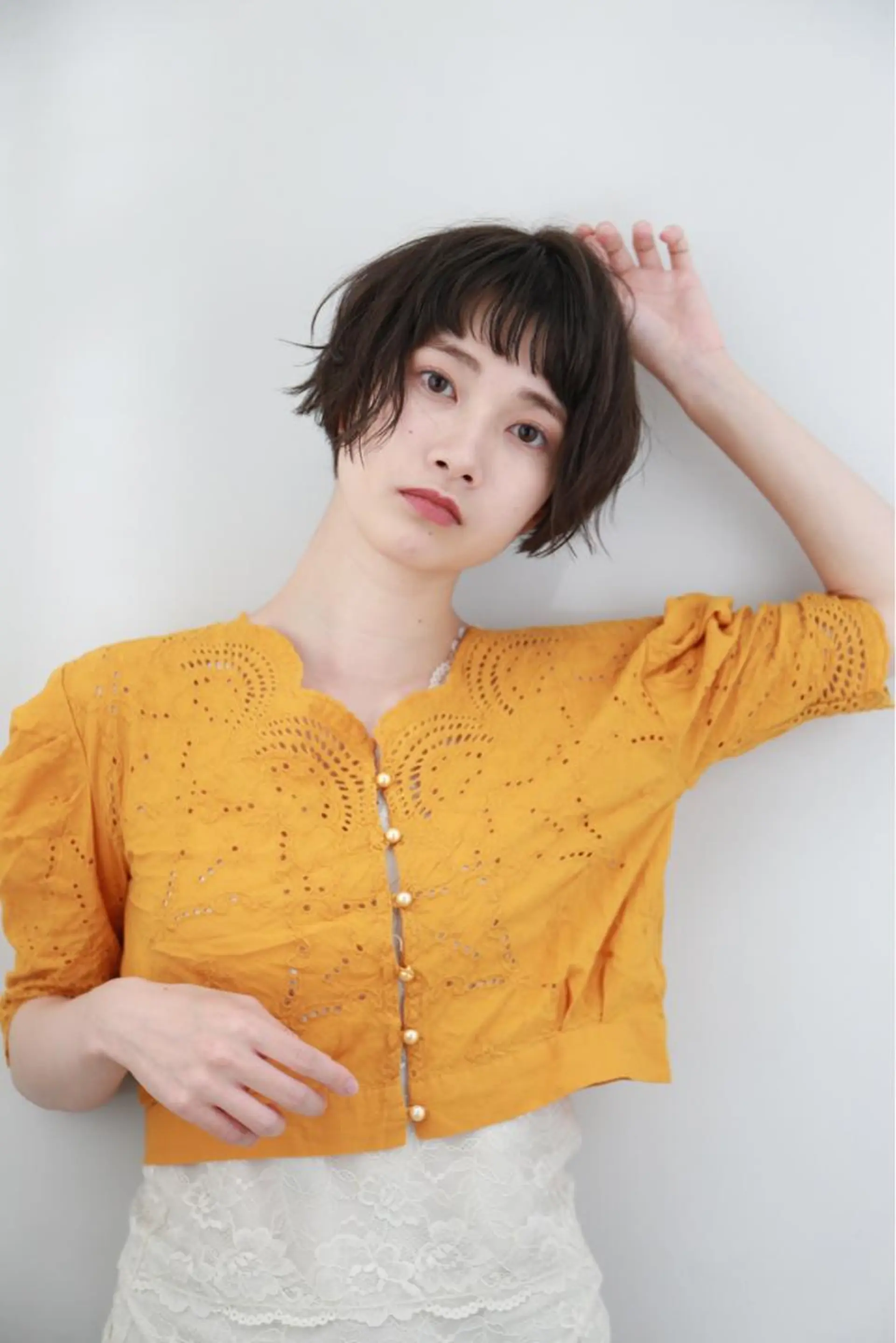 ショート カラー パーマ ヘアアレンジ アッシュ ショートヘア カット ヘアカラー 可愛いを作る神 ナオヒロのヘアスタイル