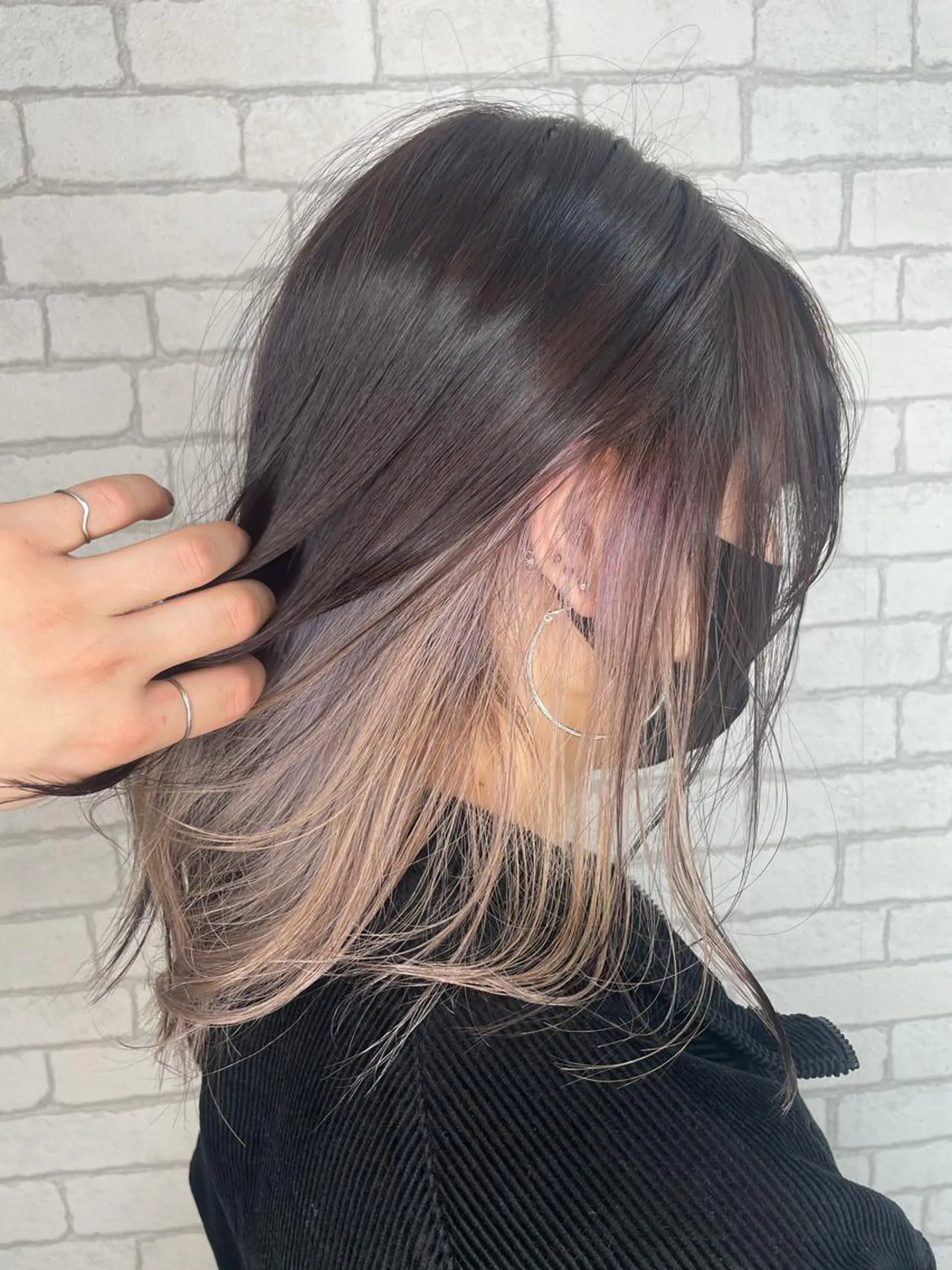 ミディアム カラー 品川No.1 マスダ店長のヘアスタイル