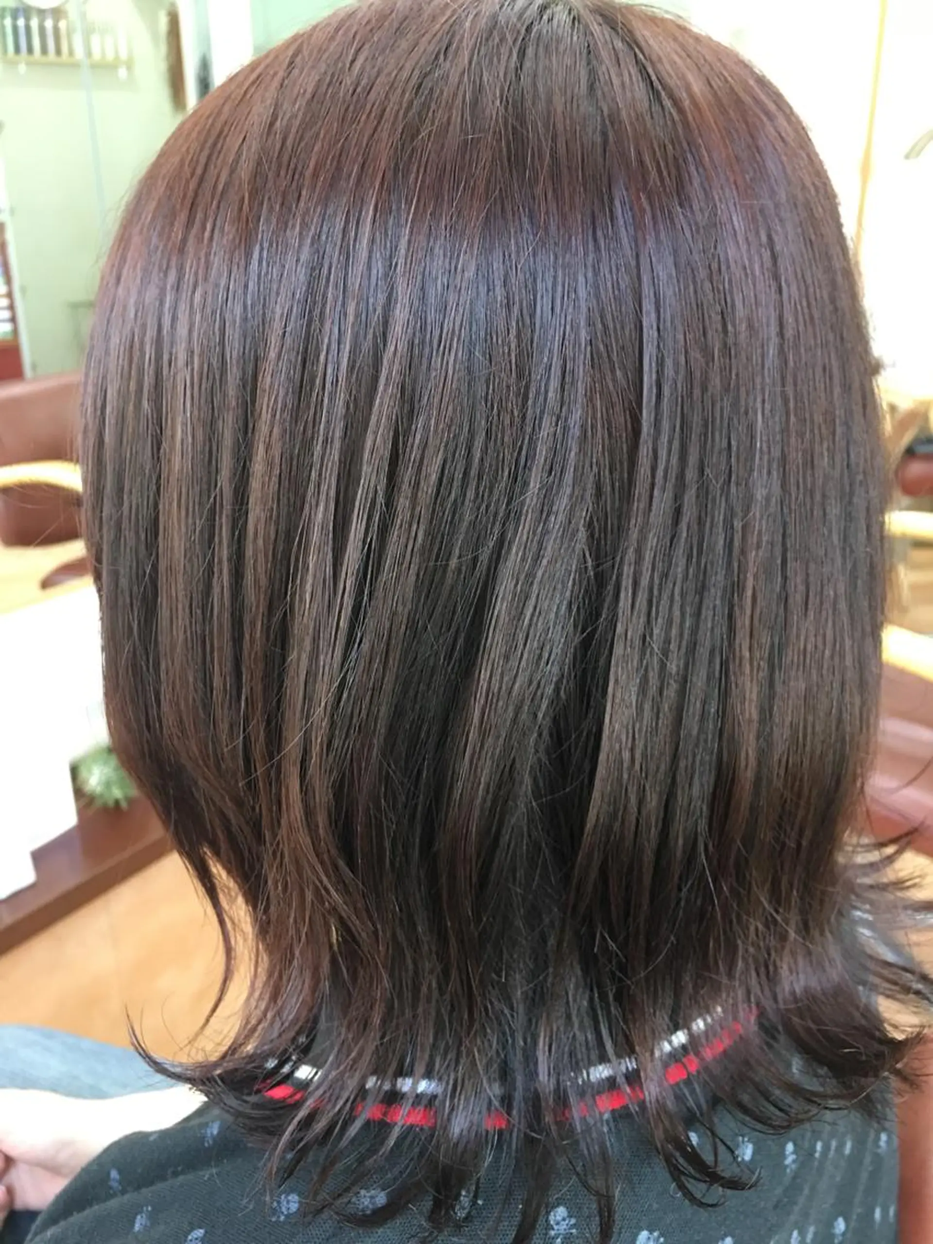 ミディアム 外ハネヘア ダブルカラー🎉 ハイトーン🎉スドウのヘアスタイル