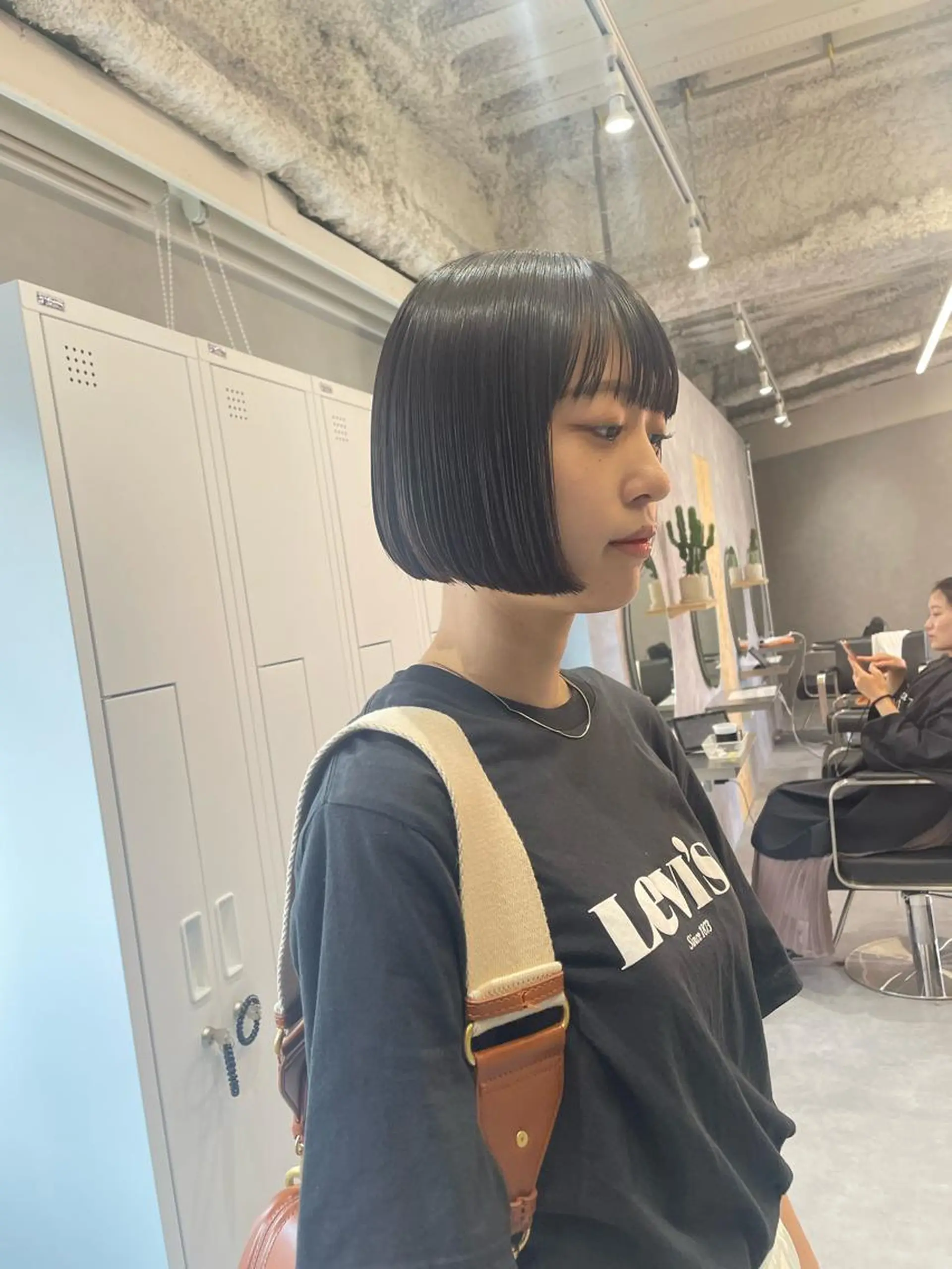 ショート カラー ボブ 韓国風ヘア yui/ layer cutのヘアスタイル