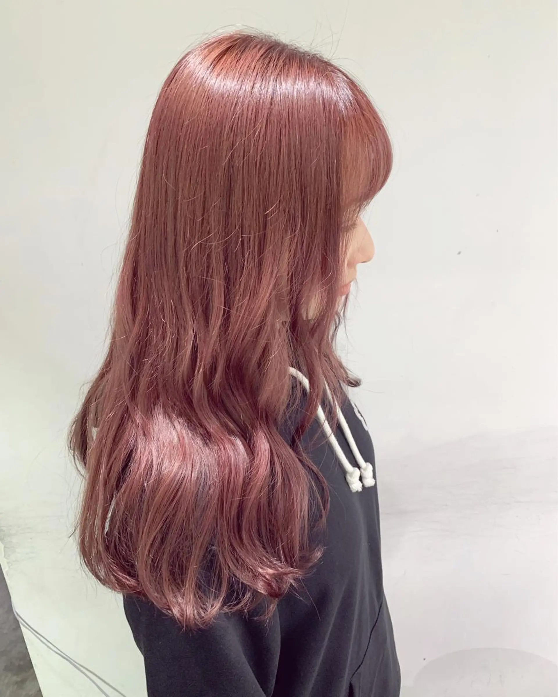 ロング カラー ヘアアレンジ ピンクカラー カット ヘアカラー coubou所属・mayu .のヘアスタイル