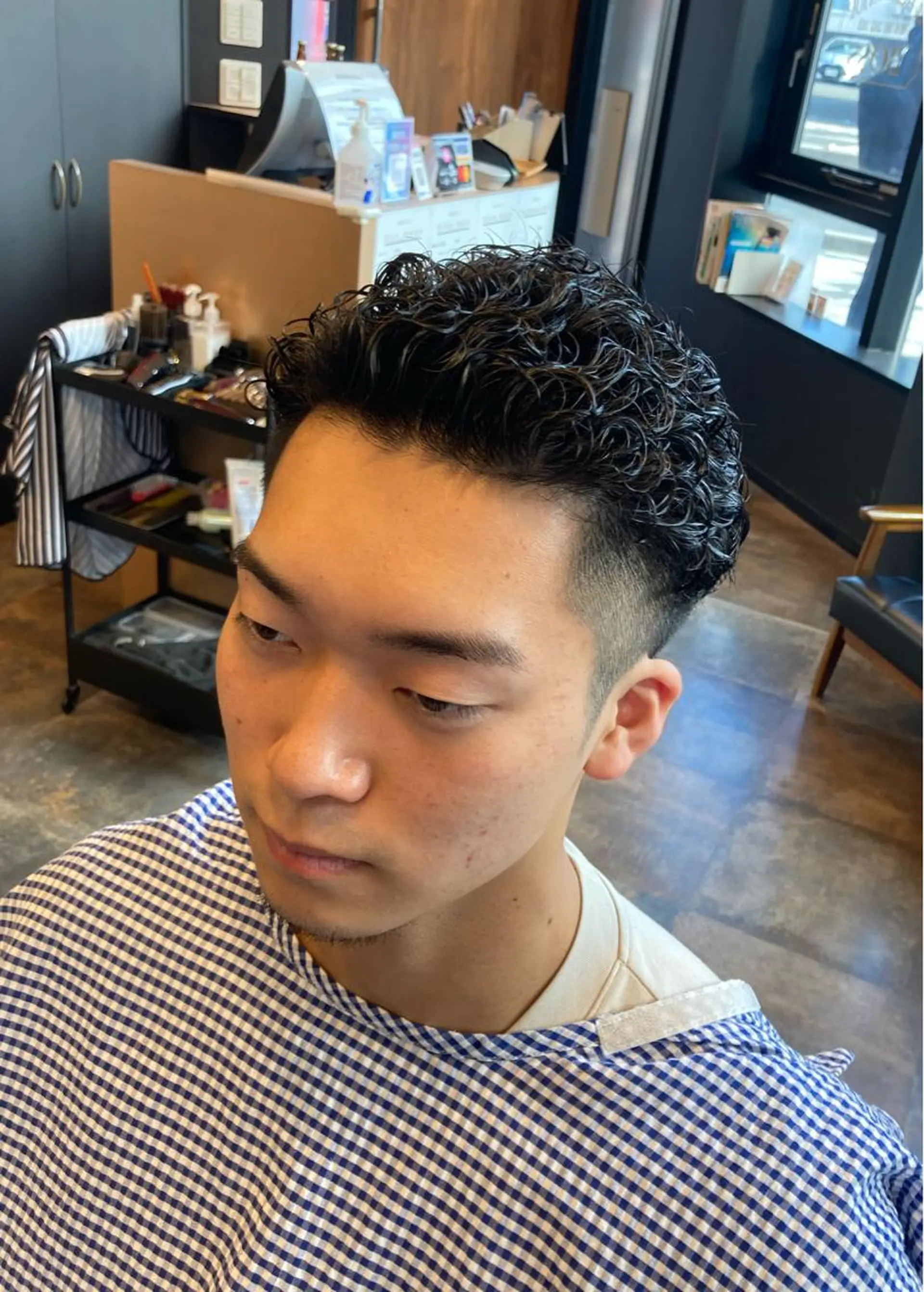 ショート カット パーマ BARBER SHOP BOSS所属・佐藤 匠悟のヘアスタイル