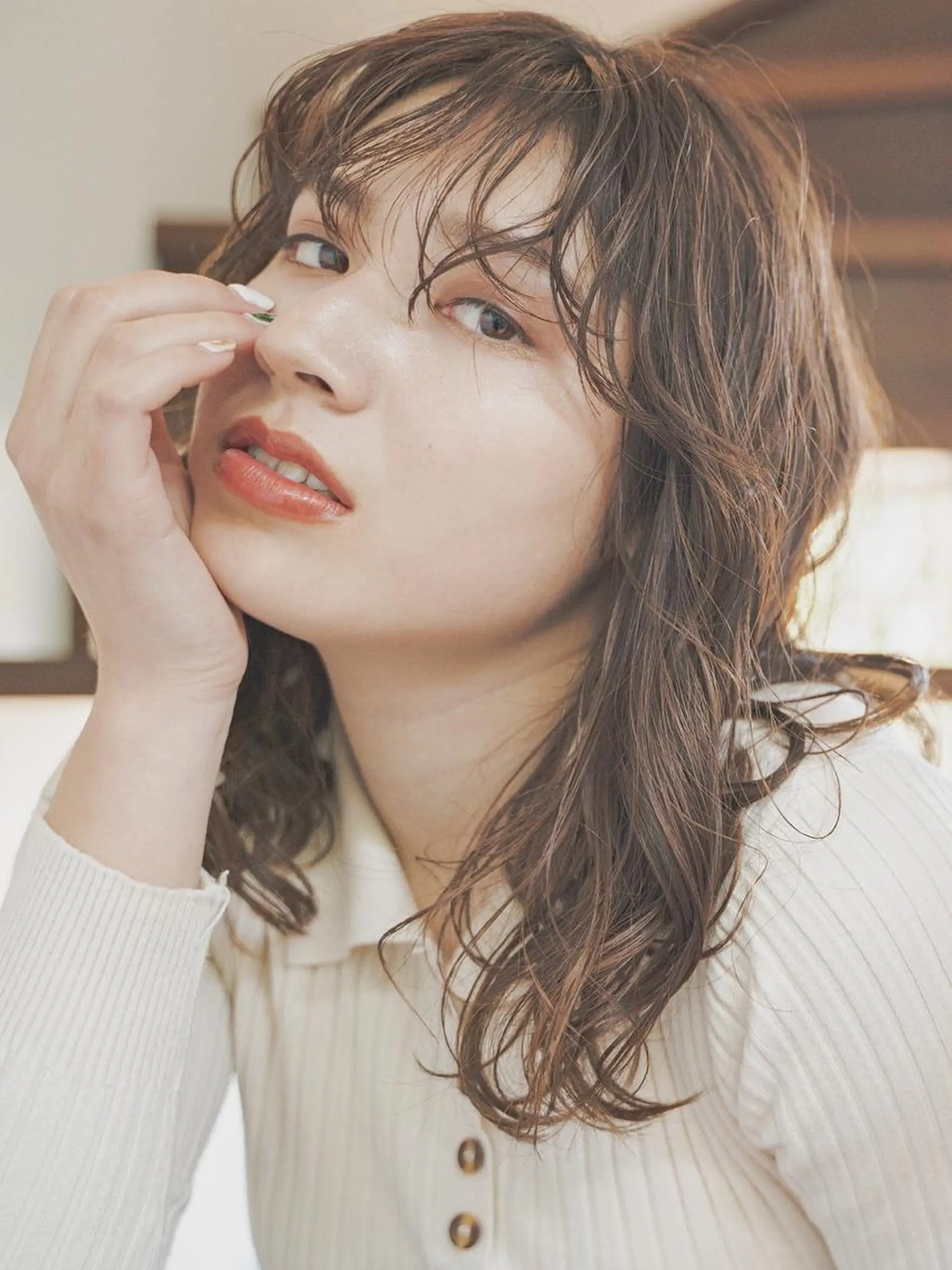 セミロング 柳下 涼のヘアスタイル