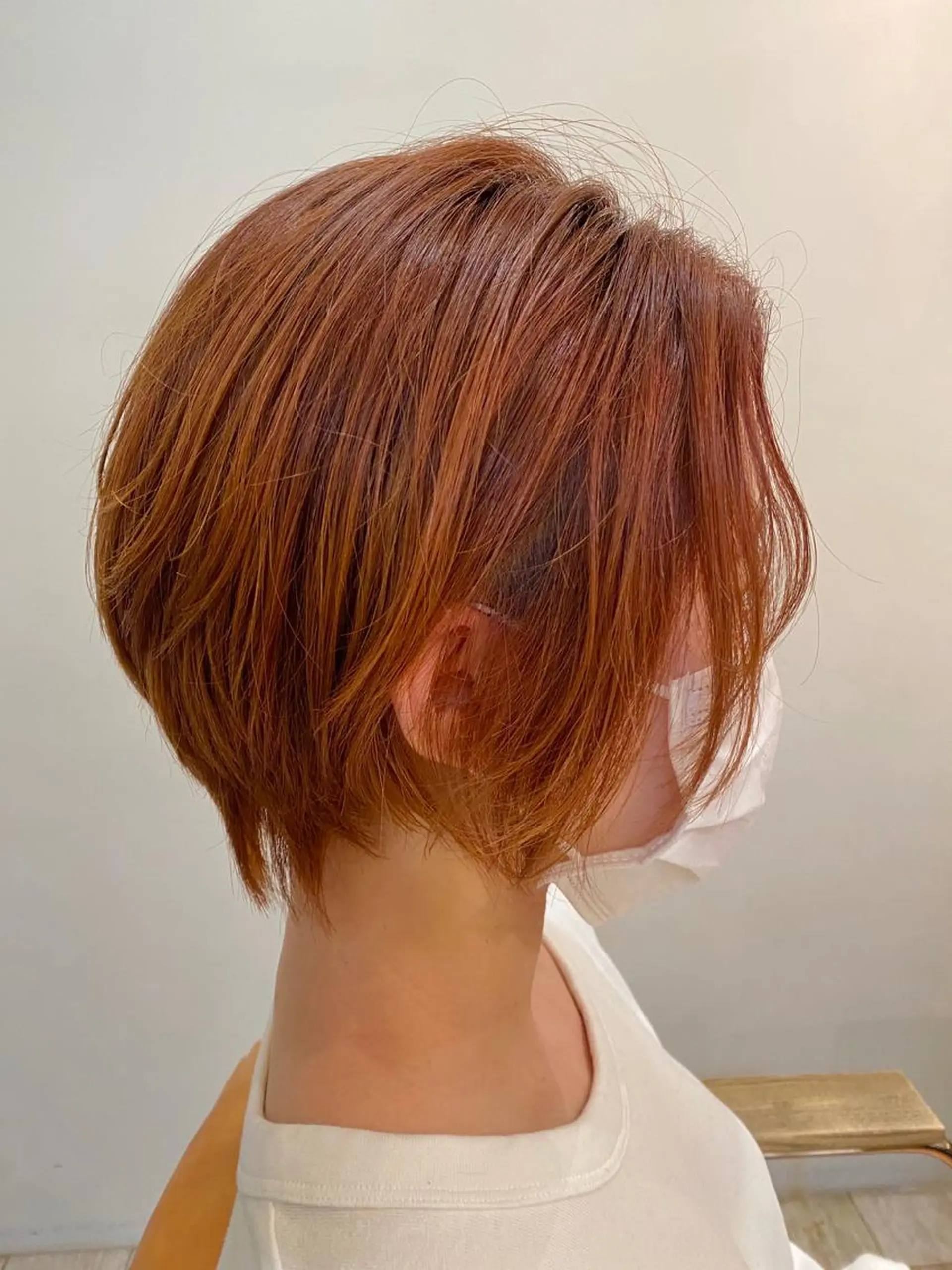 ショート ヘアカラー よこもり あいのヘアスタイル