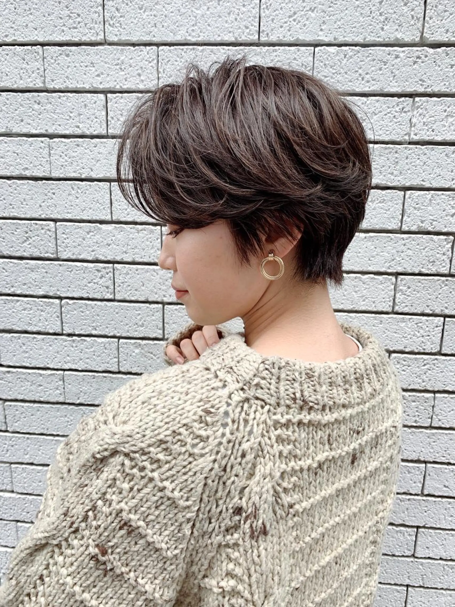 ショート レイヤー/韓国❣️ 髪質改善/e_kiのヘアスタイル