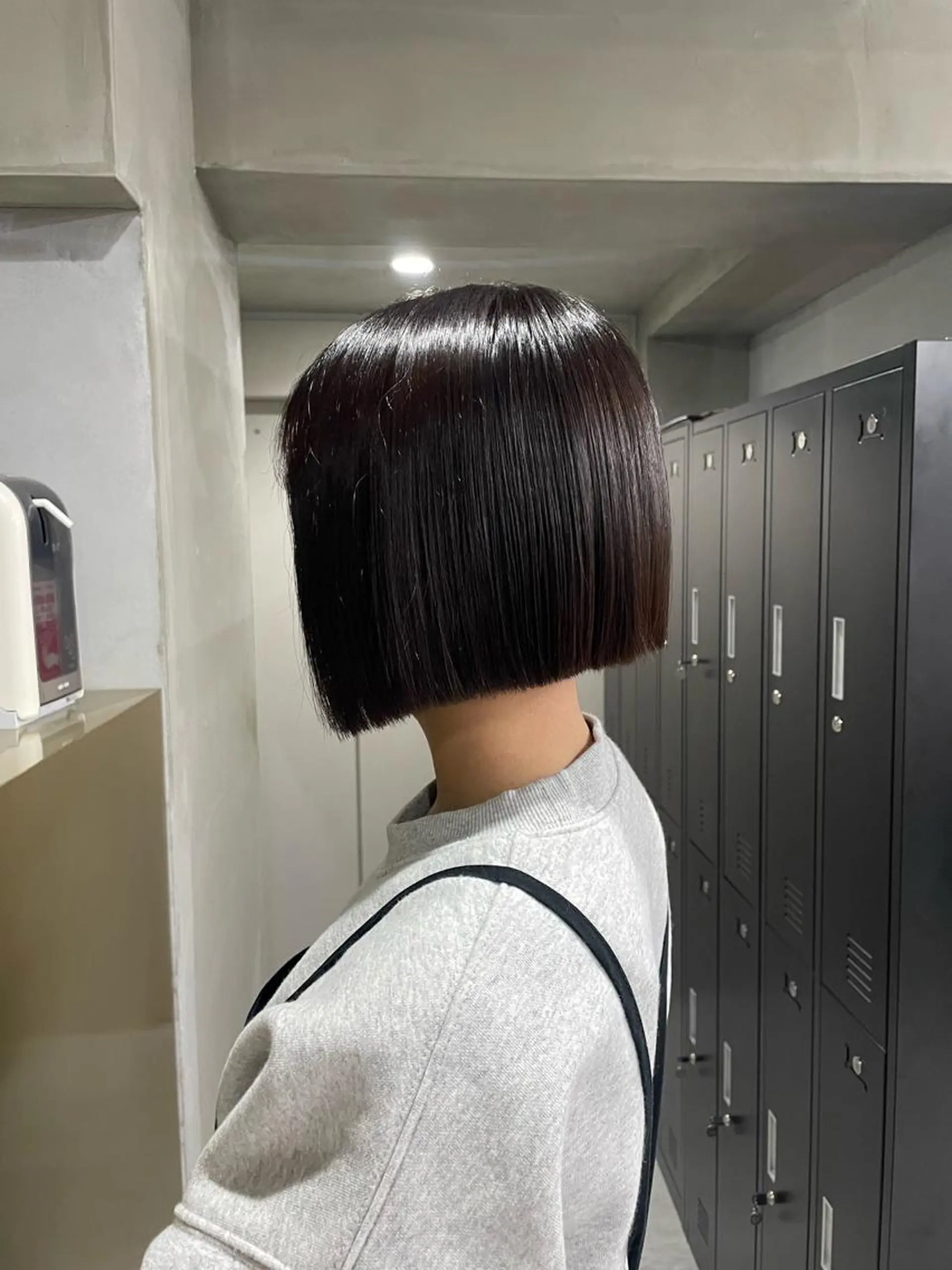 ミディアム 切りっぱなしボブ ボブ 才下 ゆいのヘアスタイル