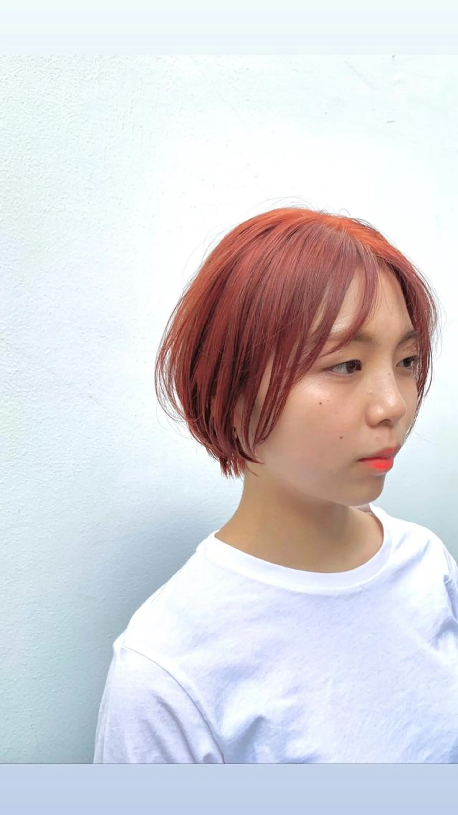 ショート カラー カット ヘアカラー トリートメント よしだ とおいのヘアスタイル