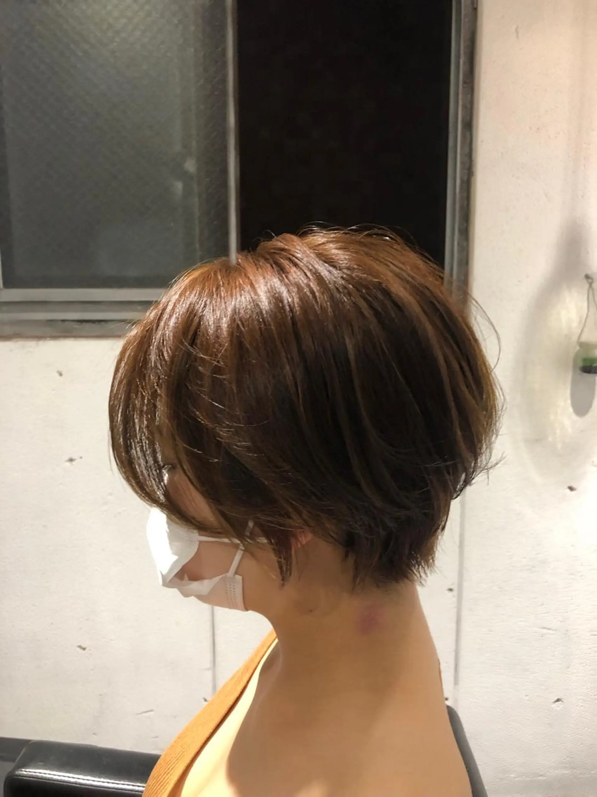 ショート カラー ✨️極艶髪質改善✖️ クロスパーマ✨のヘアスタイル