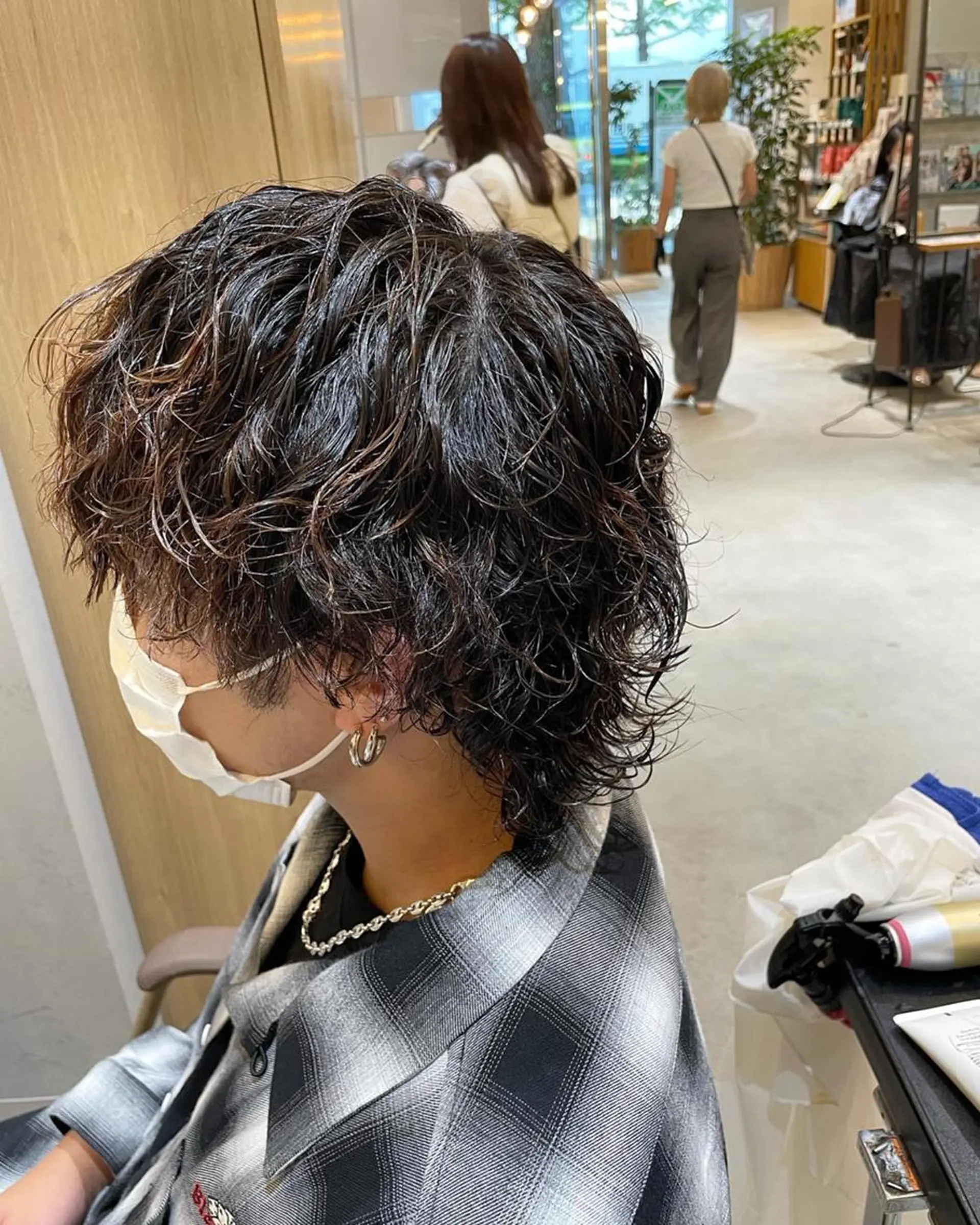 メンズ メンズパーマ メンズウルフカット ウルフカット ♦️モテ髪創作者 SUGA♦️のヘアスタイル