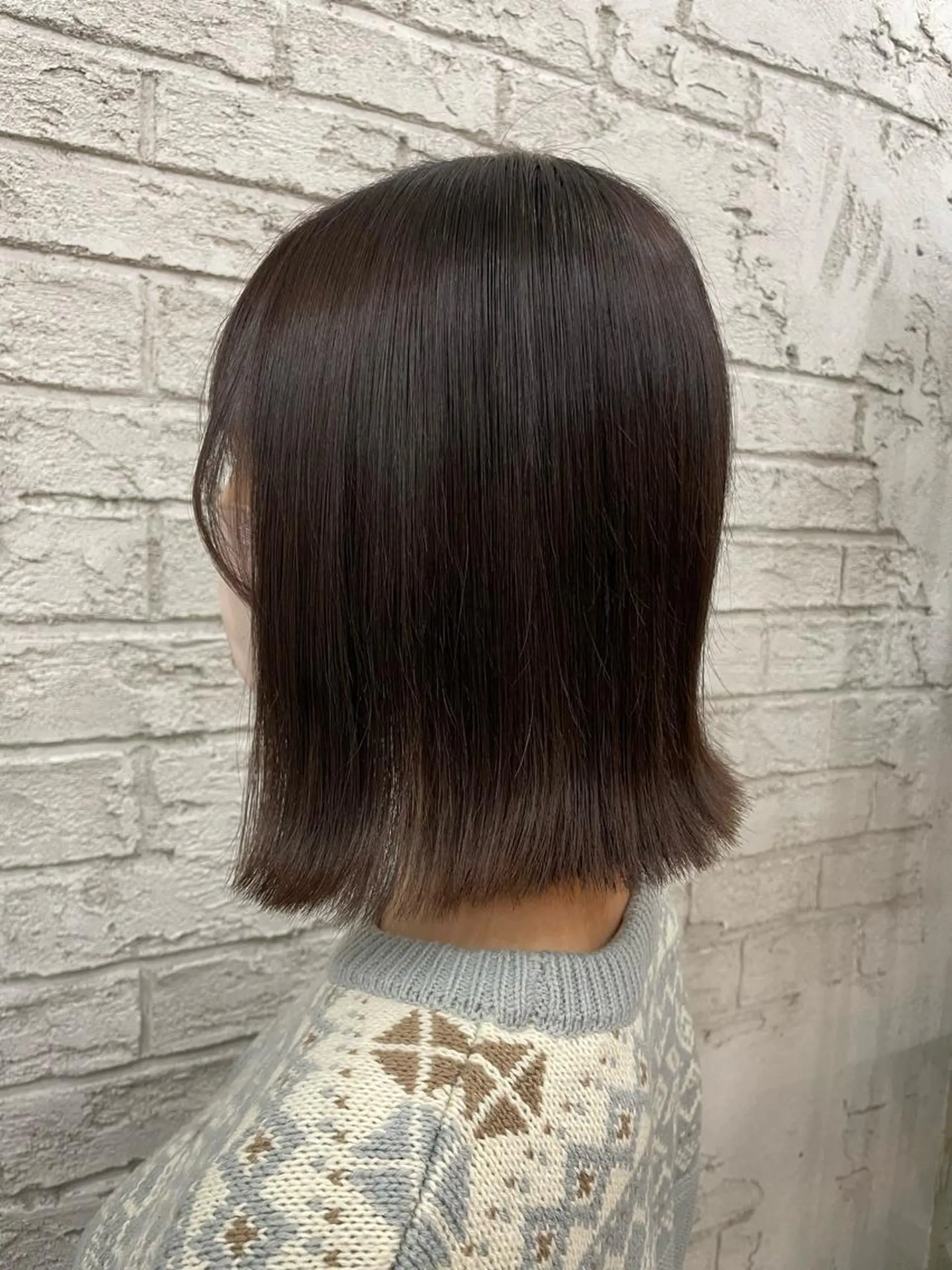 ミディアム カット ヘアカラー トリートメント ブリーチカラーボブ sayo🧸🤎のヘアスタイル