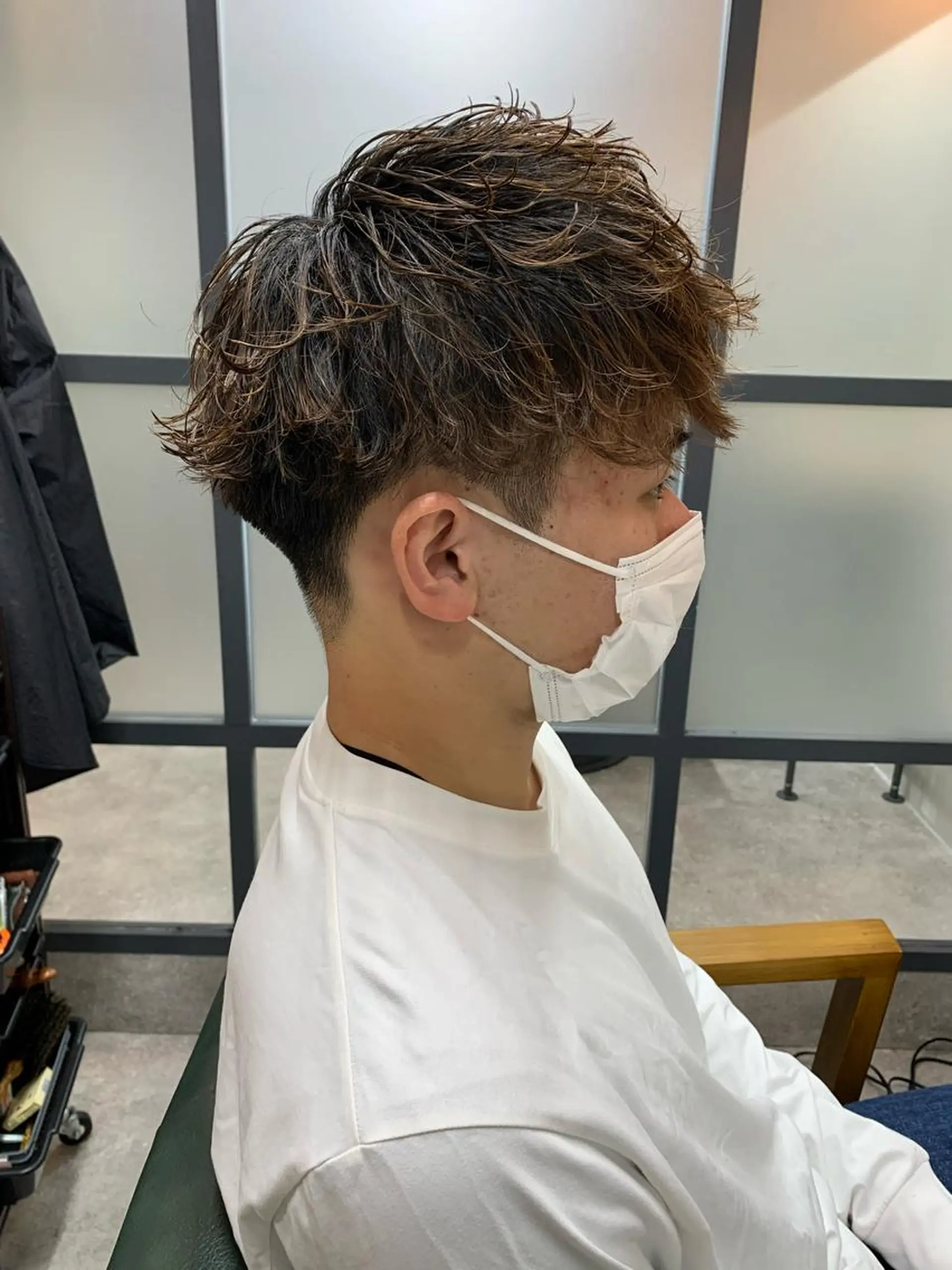 ショート カラー メンズ カット 【S.BROOM】 店長　西川徹のヘアスタイル