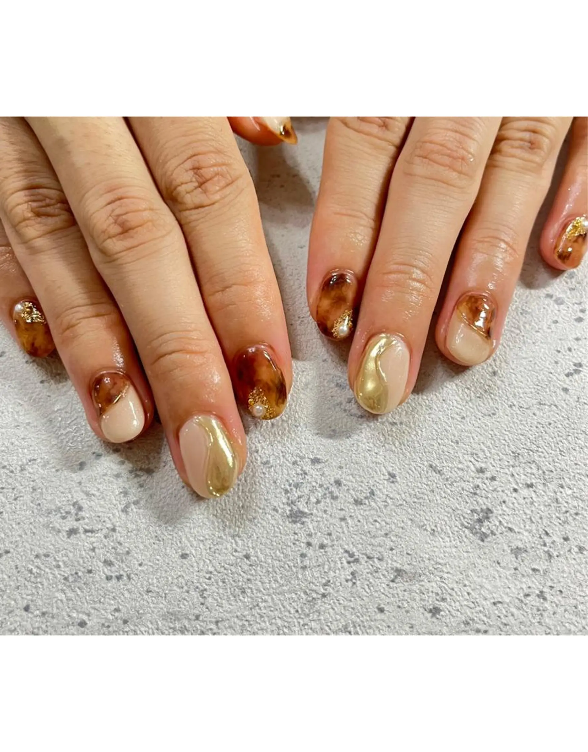 ネイル 持ち込み ハンドネイル nailsalonMIR所属・ネイルサロン ミールのネイルデザイン