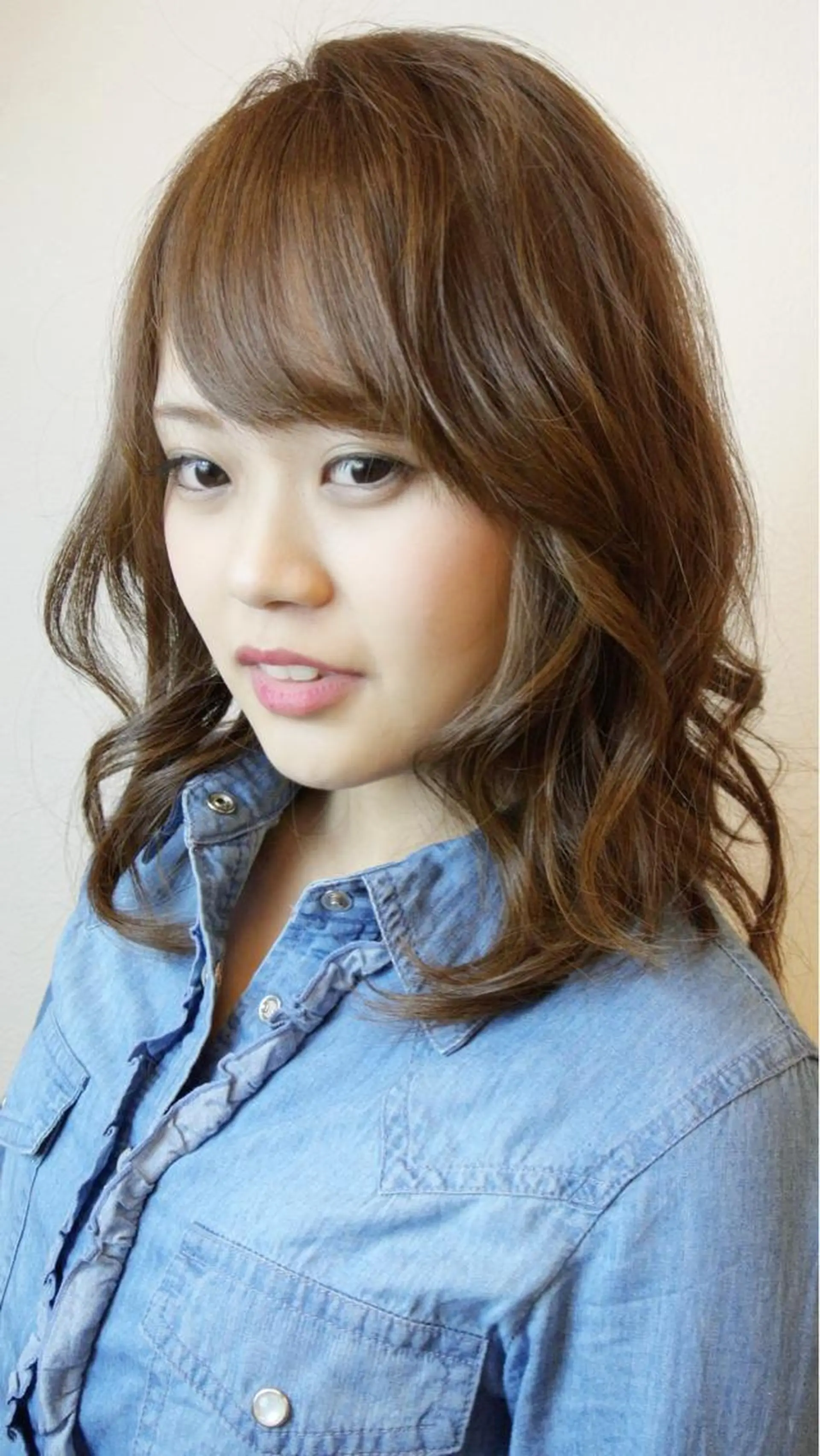 セミロング ブルーム yukiのヘアスタイル