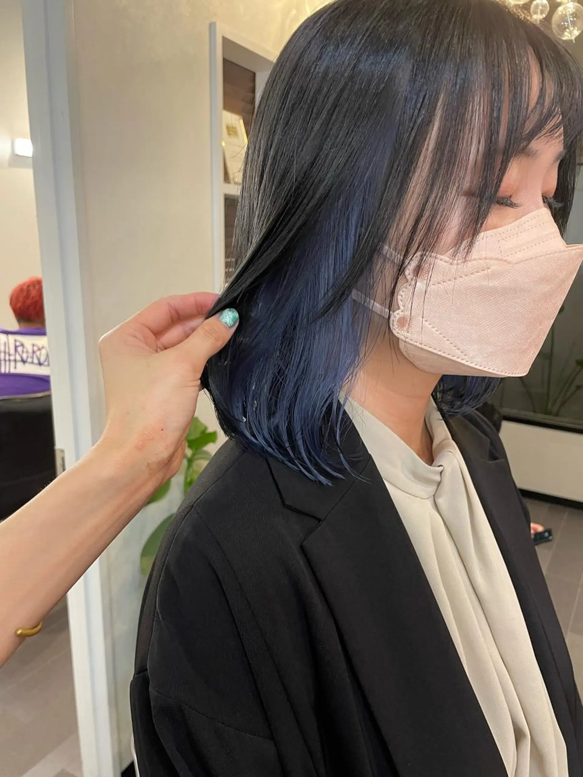 セミロング カラー ヘアアレンジ Stir maison[ステアメゾン]所属・layer cut /MIKUのヘアスタイル