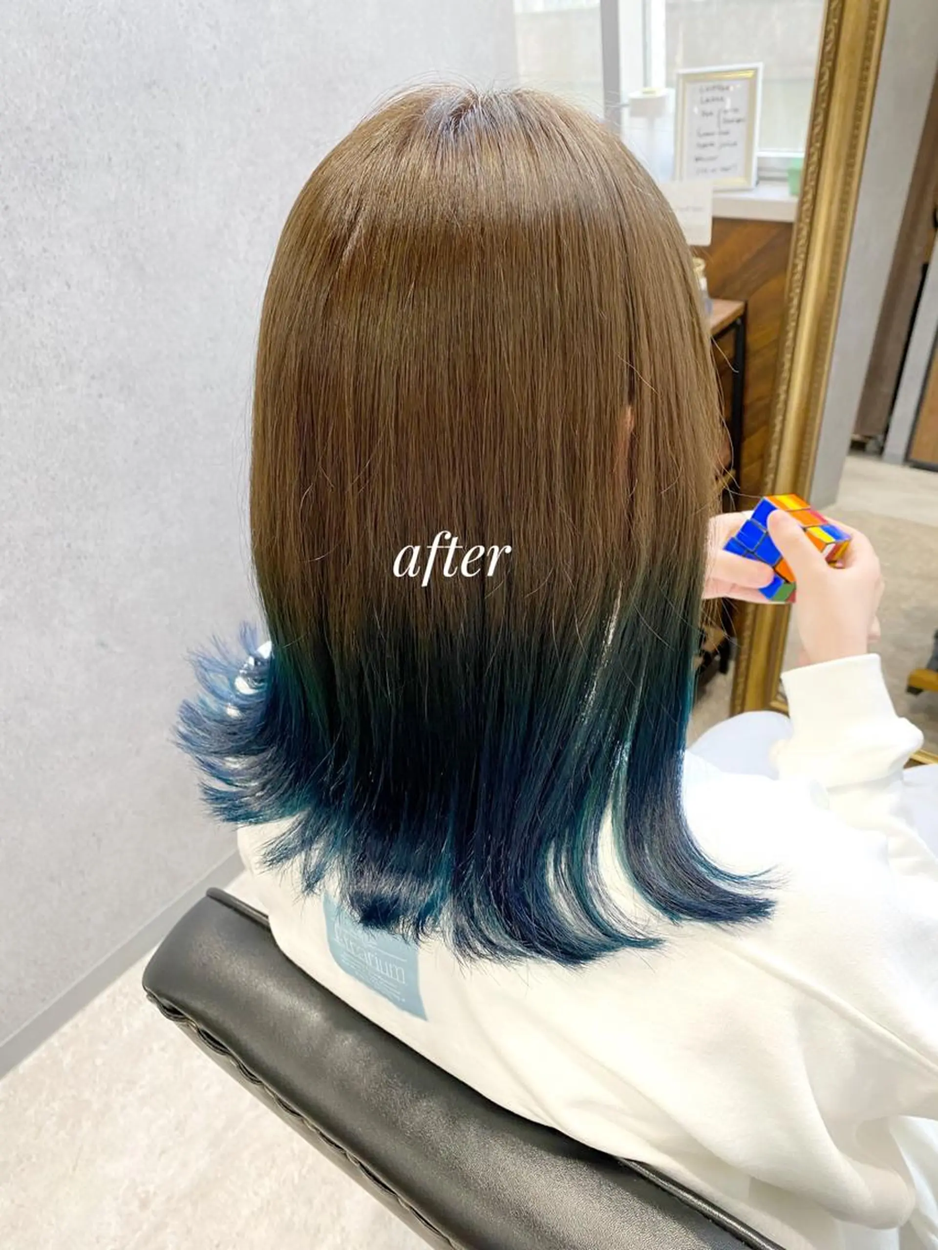 ミディアム カラー clomus所属・YUKA艶髪 🌸寛ぎ部屋のヘアスタイル