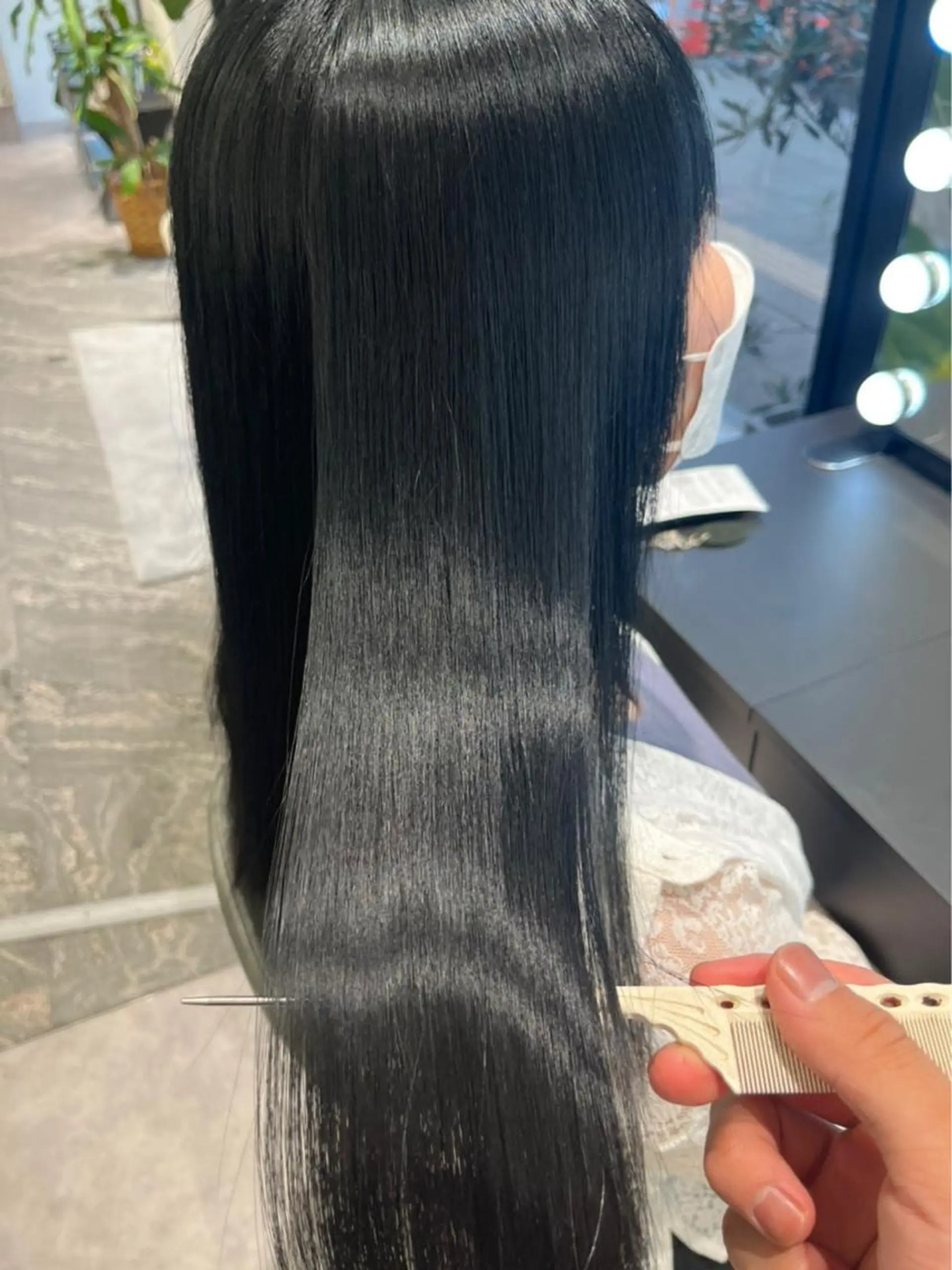 ロング 髪質改善 トリートメント メンズ特化店長✨ 9/13空◎岡本一真のヘアスタイル