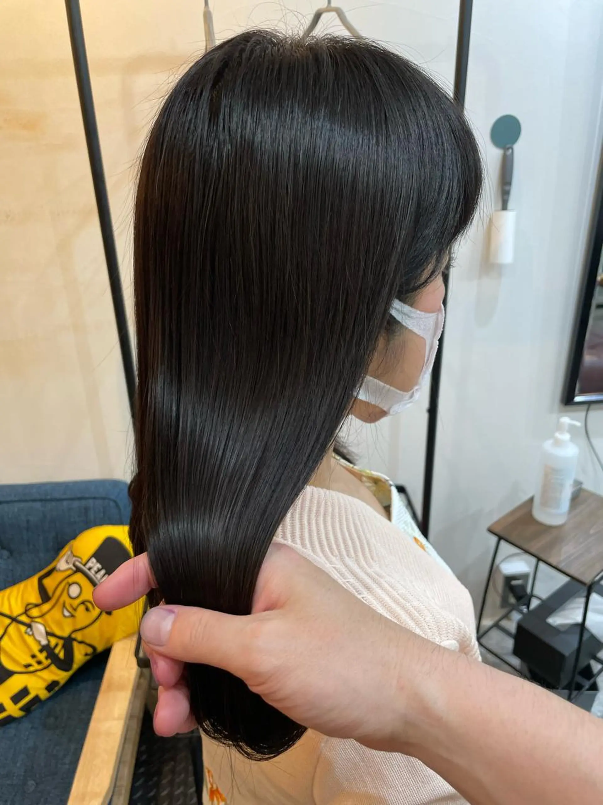 ロング カラー キッズ 髪質改善 トリートメント トリートメント SUN GLOW  サングロウ所属・ナカノメ トシアキのヘアスタイル