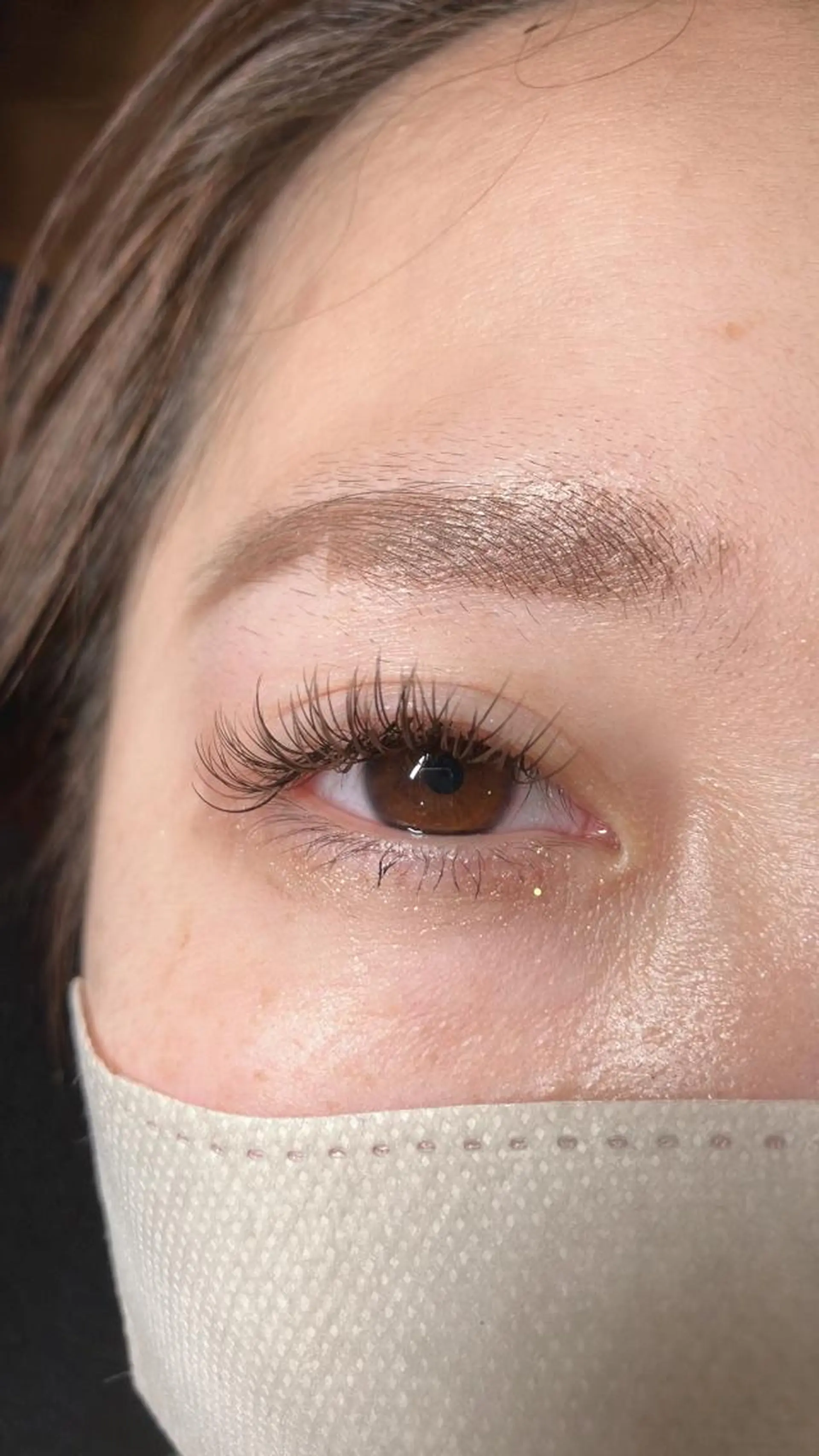 マツエク・マツパ カラーマツエク フラットラッシュ linda lashesのマツエク・マツパデザイン