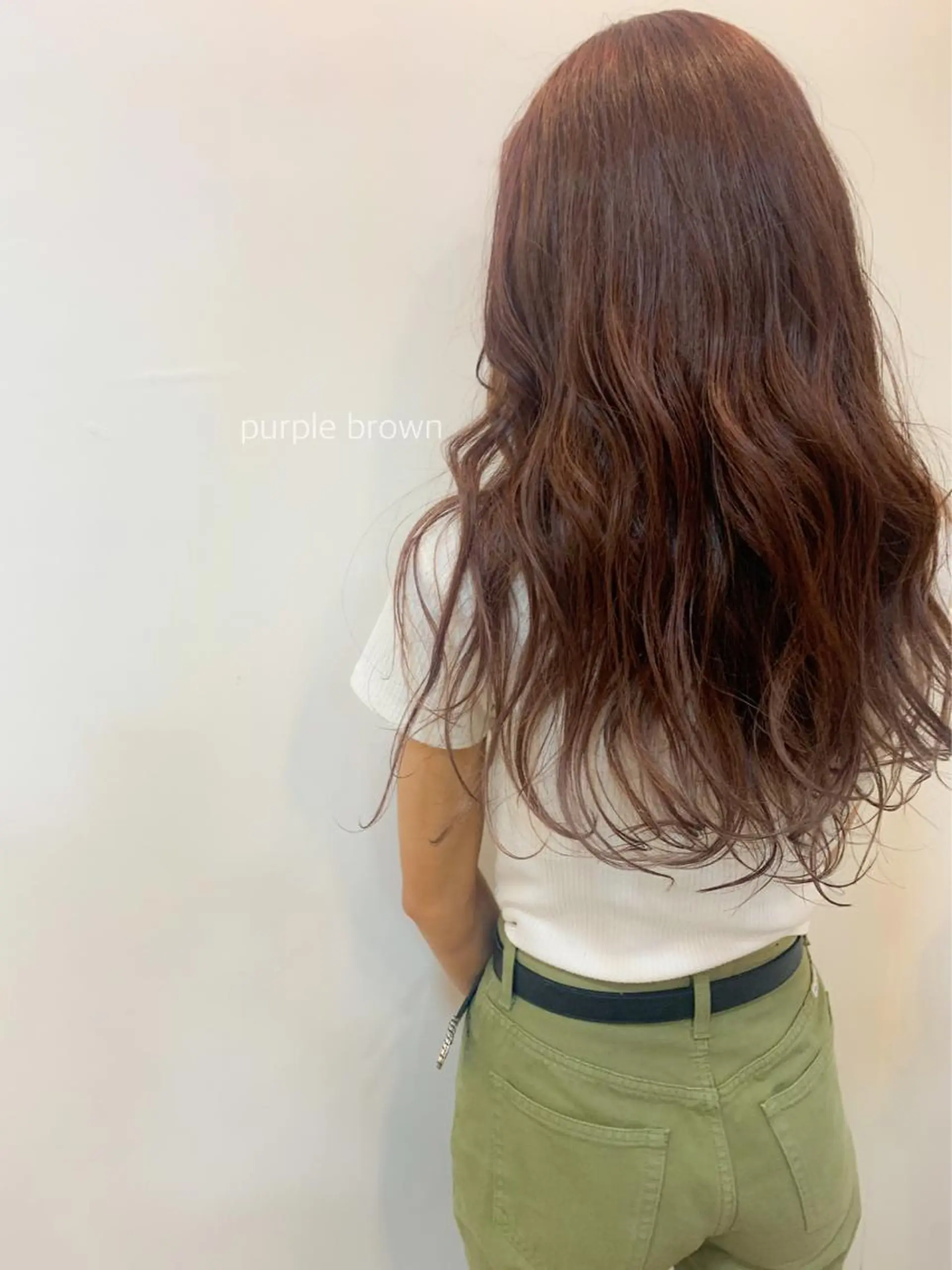 ロング パープルカラー NATSUKI /  ショートのヘアスタイル