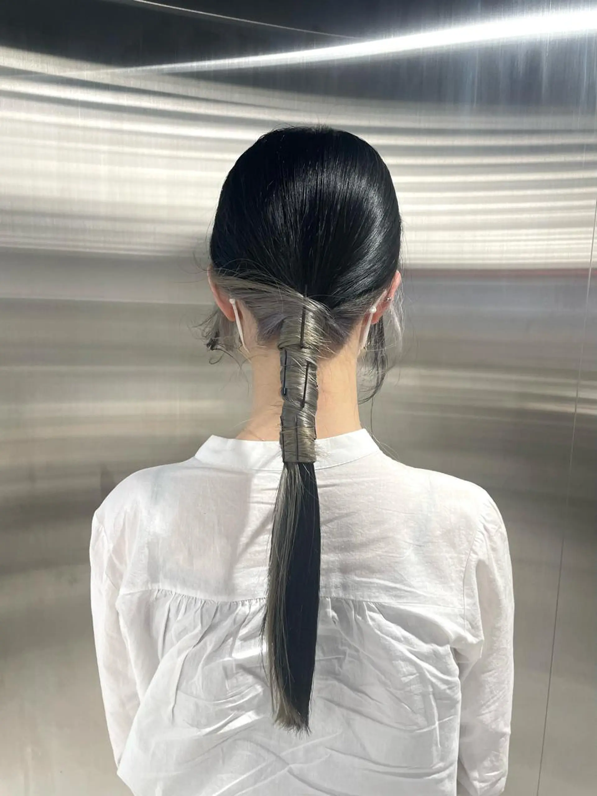 セミロング カラー ヘアアレンジ risa 。のヘアスタイル