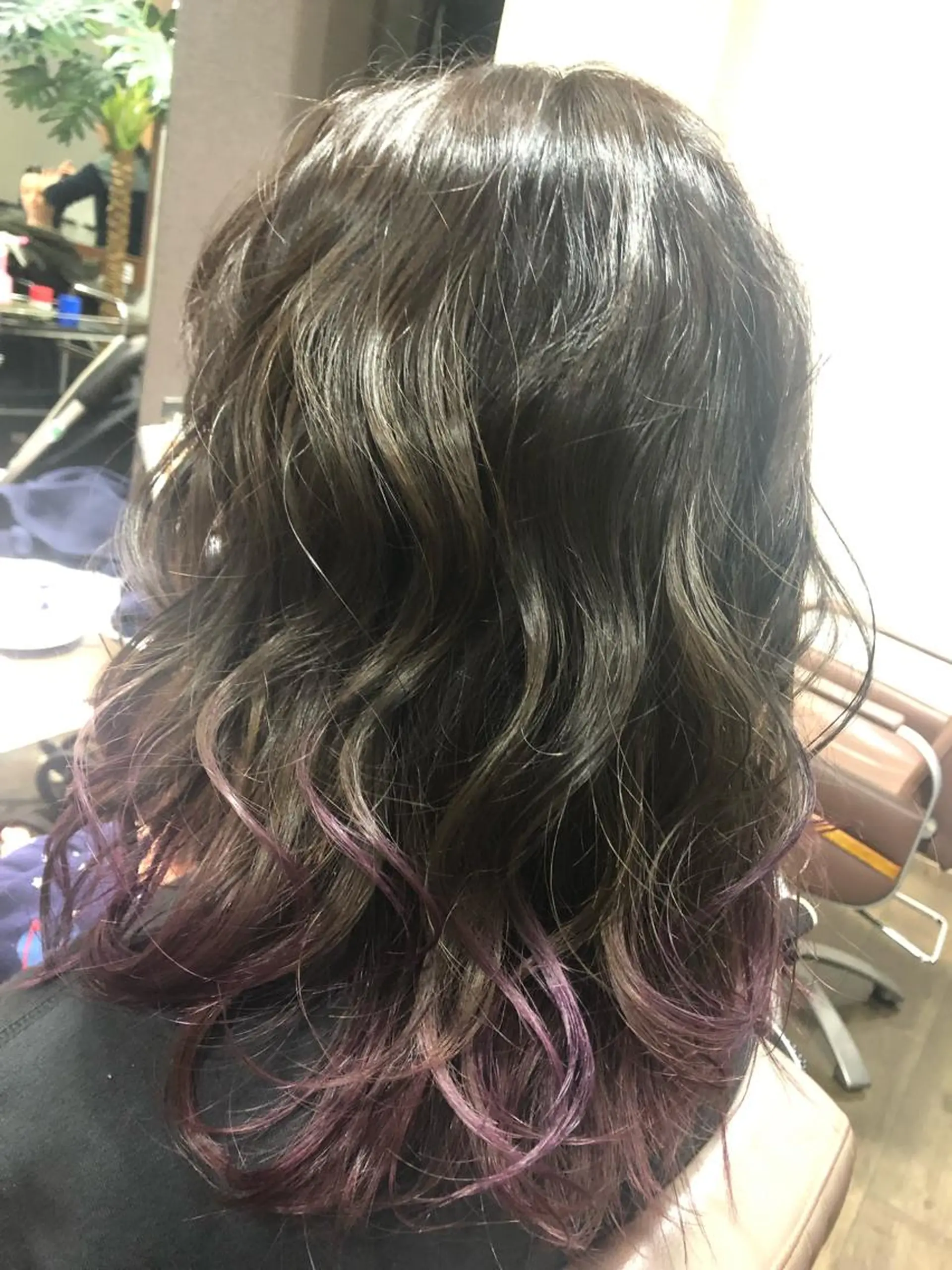 セミロング カラー カット ヘアカラー pep所属・pep natsumiのヘアスタイル