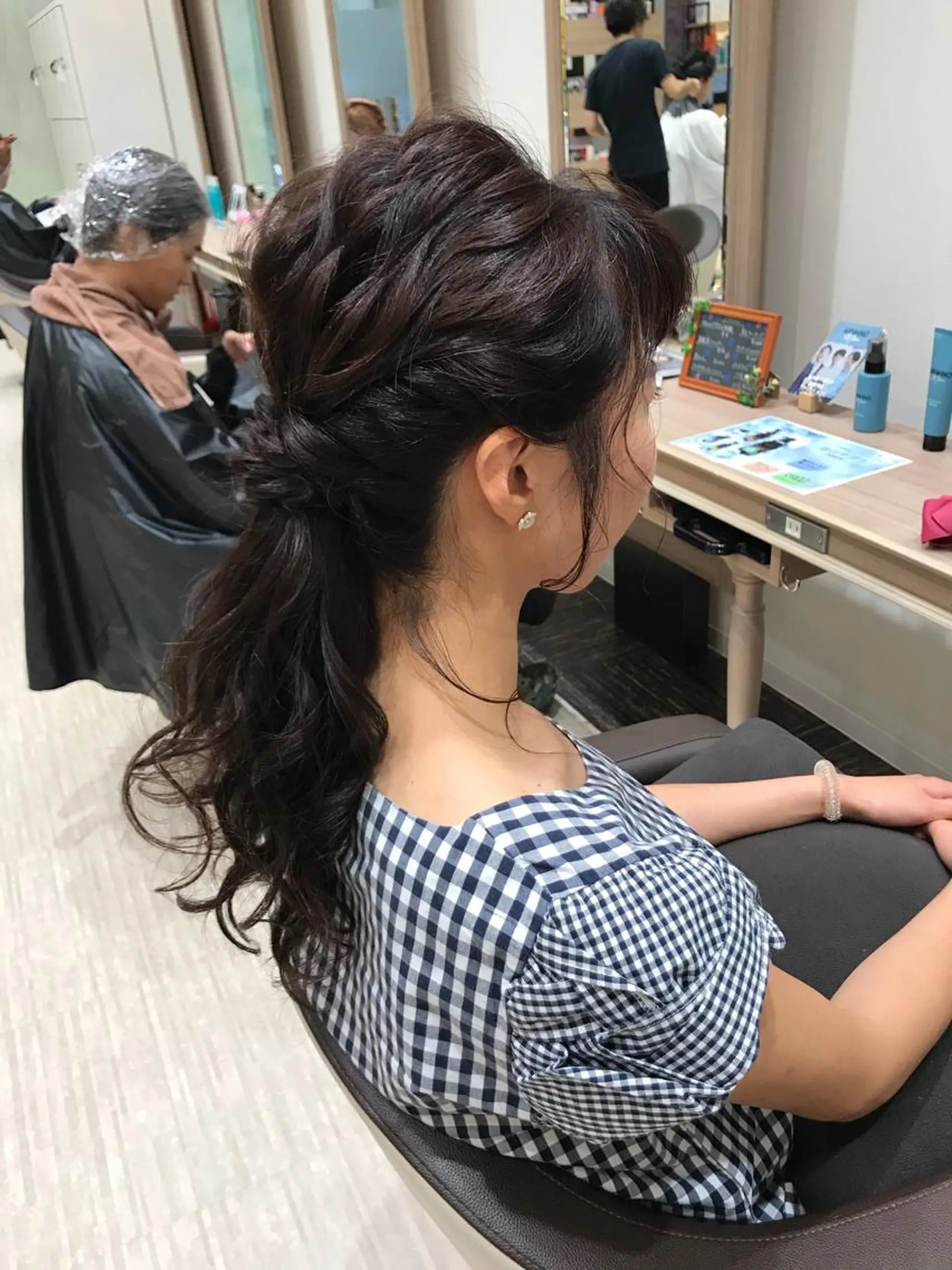 ロング ヘアアレンジ Miku❇️ フェイスレイヤーのヘアスタイル