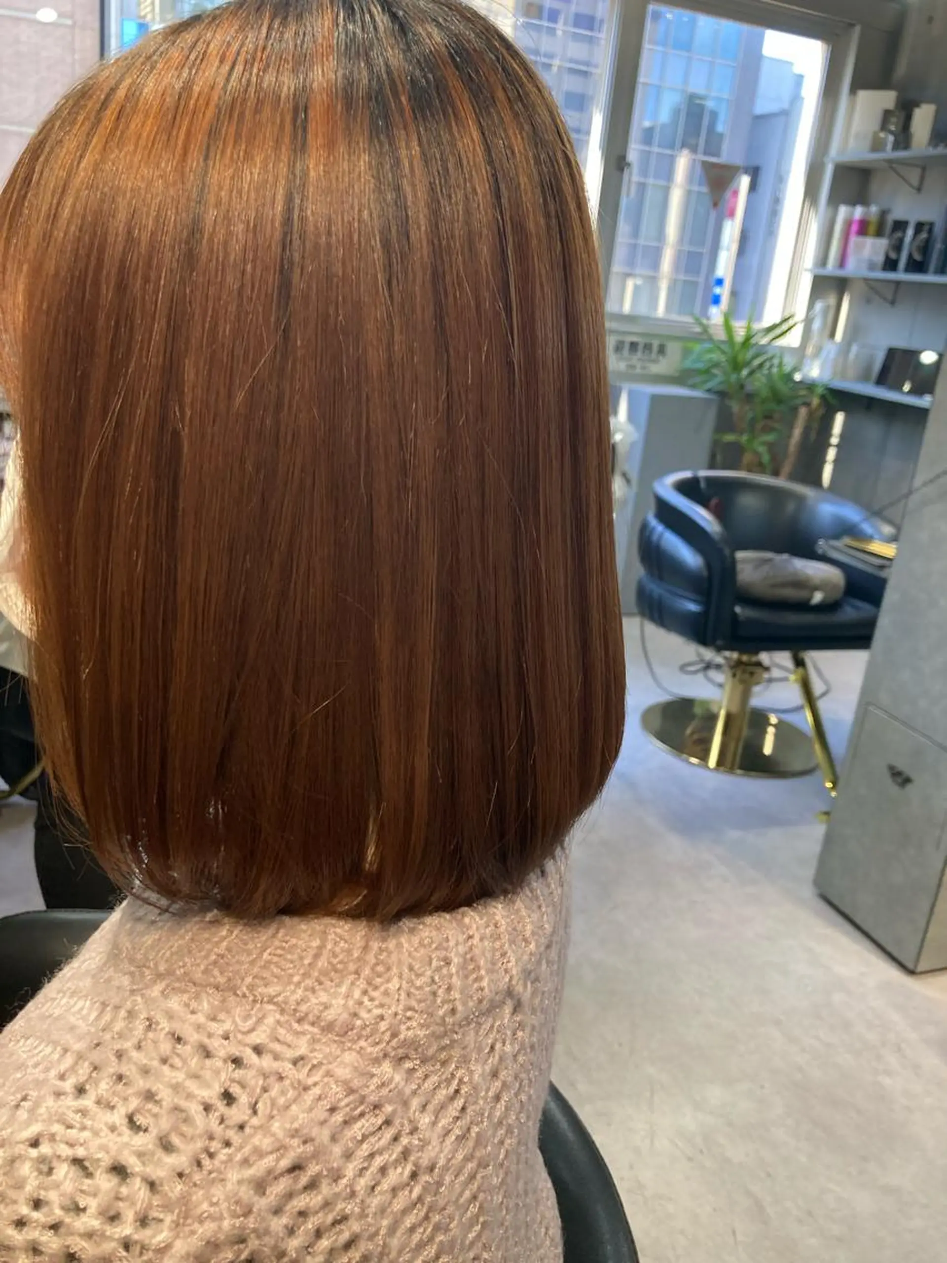 ミディアム 髪質改善☺︎縮毛矯正 ふじい まりんのヘアスタイル