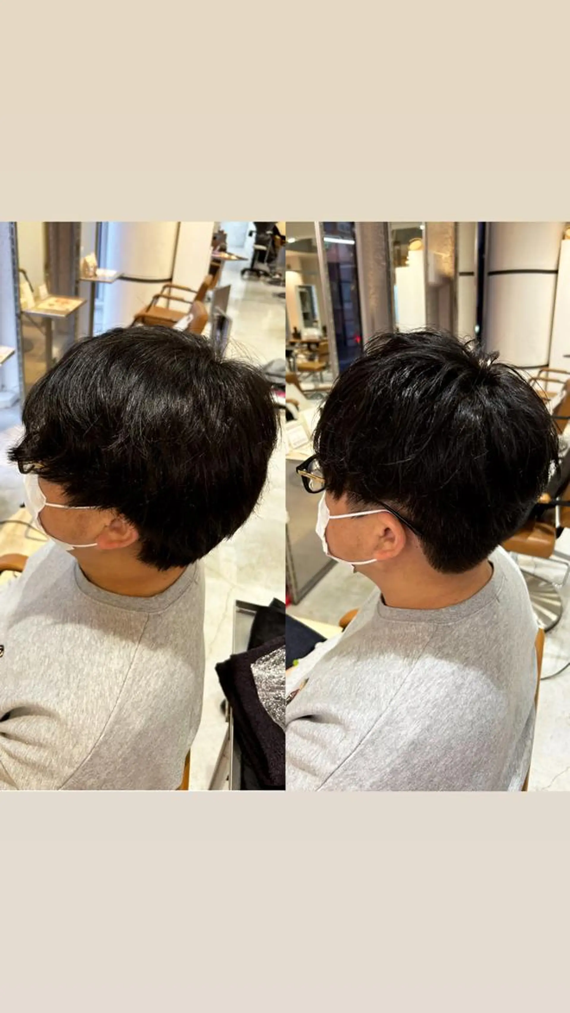 メンズ Hui.所属・縮毛矯正・髪質改善 特化 出納 直起のヘアスタイル