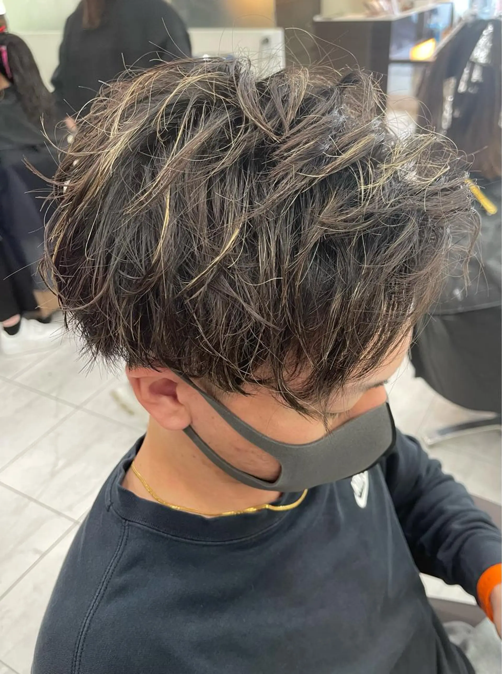 ショート メンズ アップバング ショートヘア カット ❄️メンズカット 落合諒❄️のヘアスタイル