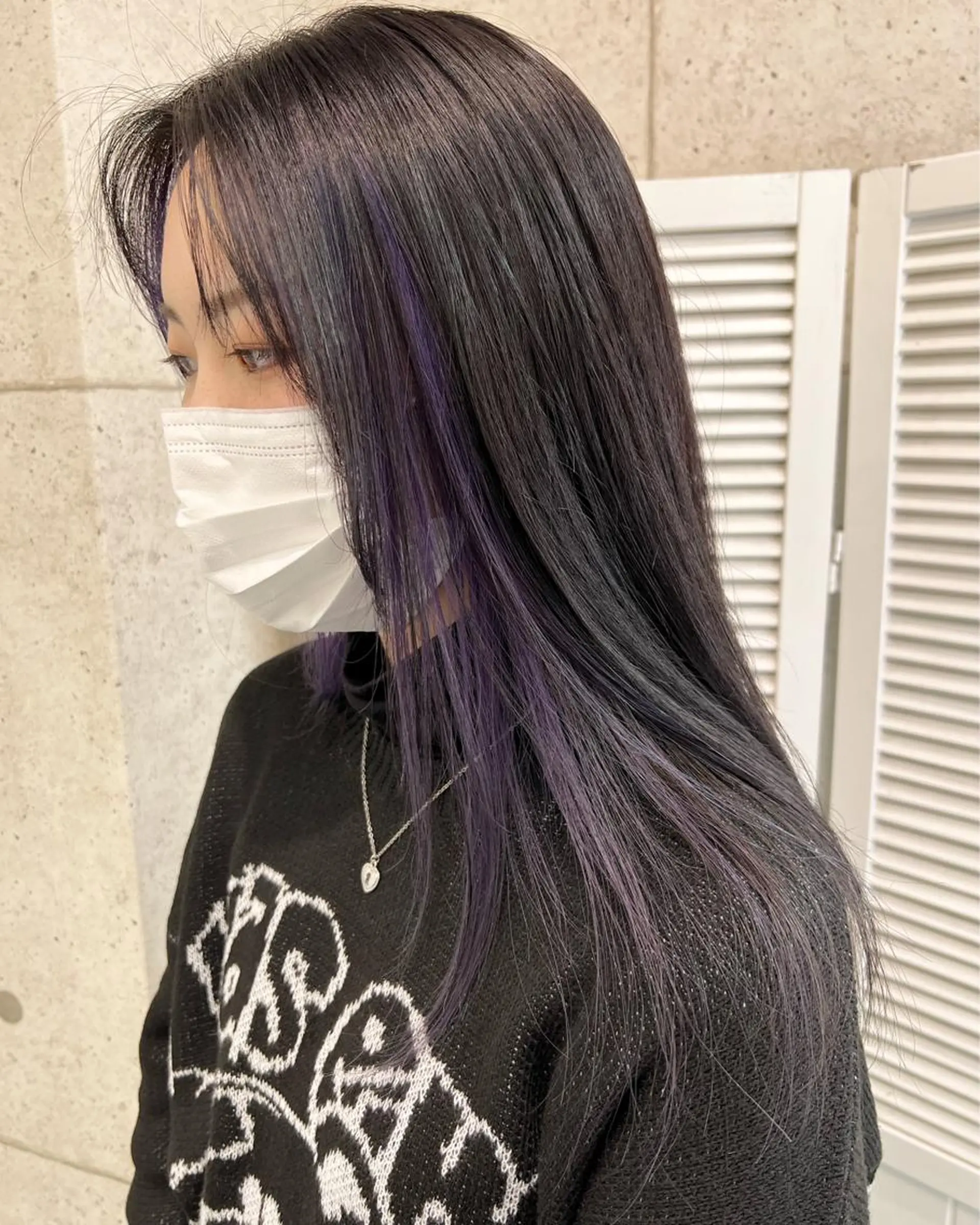 ロング カラー LITTY所属・山永 圭介のヘアスタイル