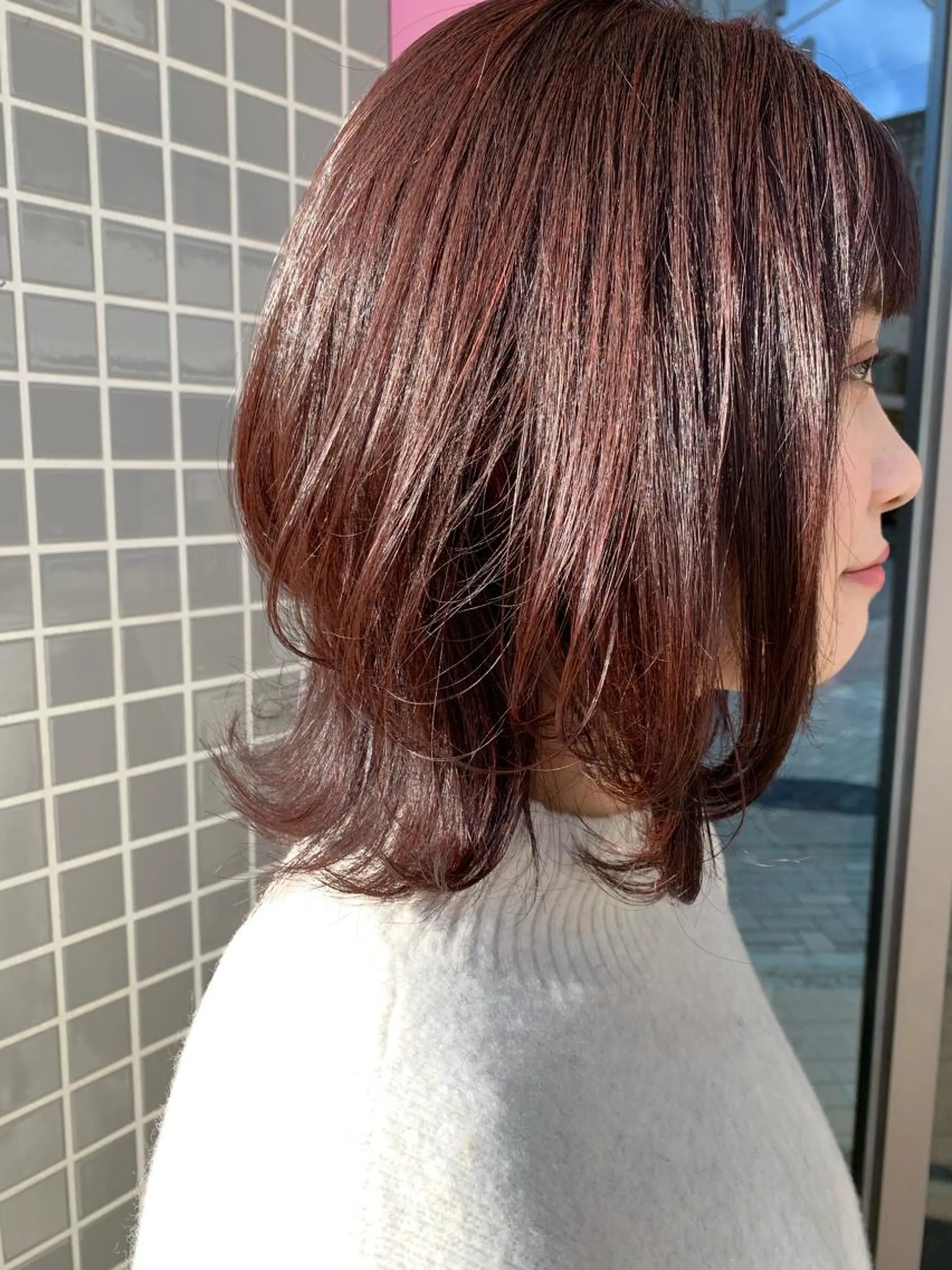ミディアム カラー ヘアカラー トリートメント ヘアセット DiMPlE  ディンプル所属・🌸スタイリスト 山浦美恵のヘアスタイル